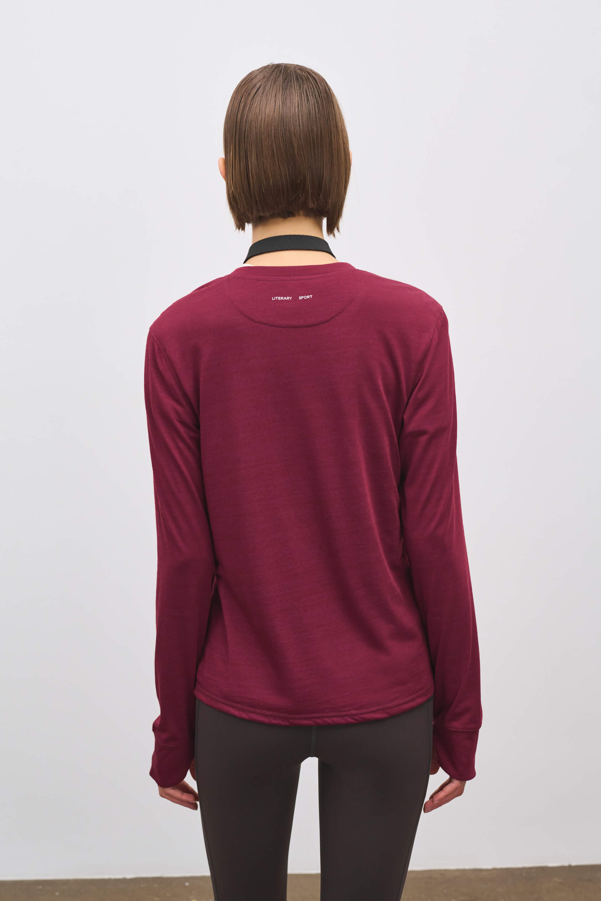 Literary Sport | Joy Womens Long Sleeve Burgundy