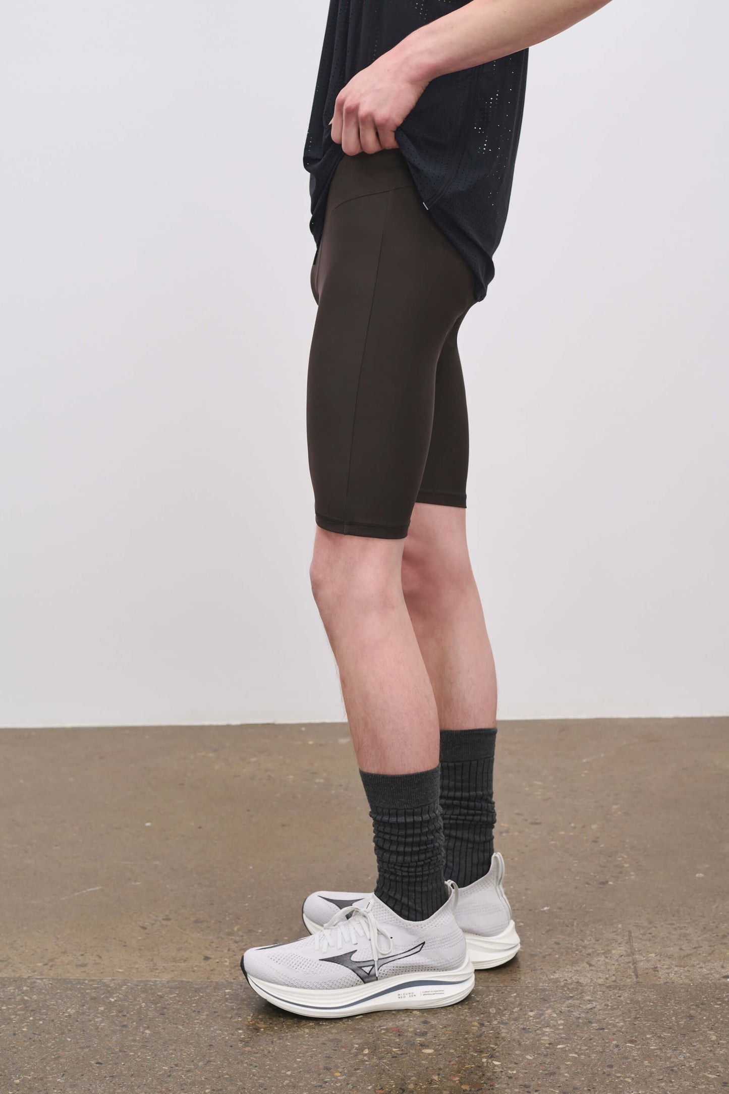 Literary Sport | Mens Pablo Short Run Tight in Ash