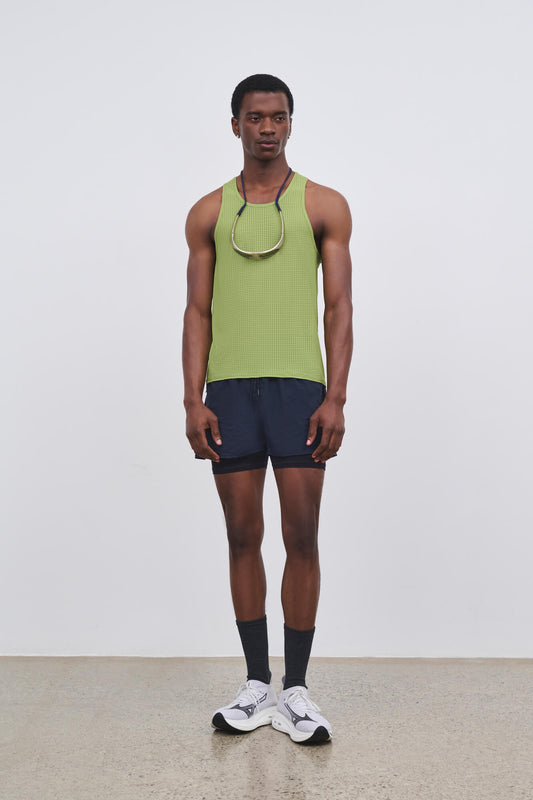 Literary Sport | Jude Mens Running Tank - Verdant Green