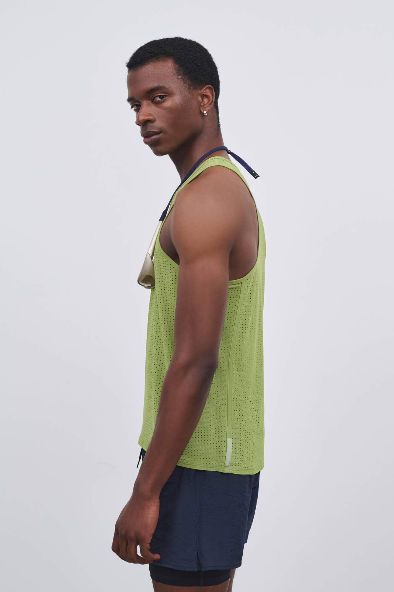 Literary Sport | Jude Mens Running Tank - Verdant Green