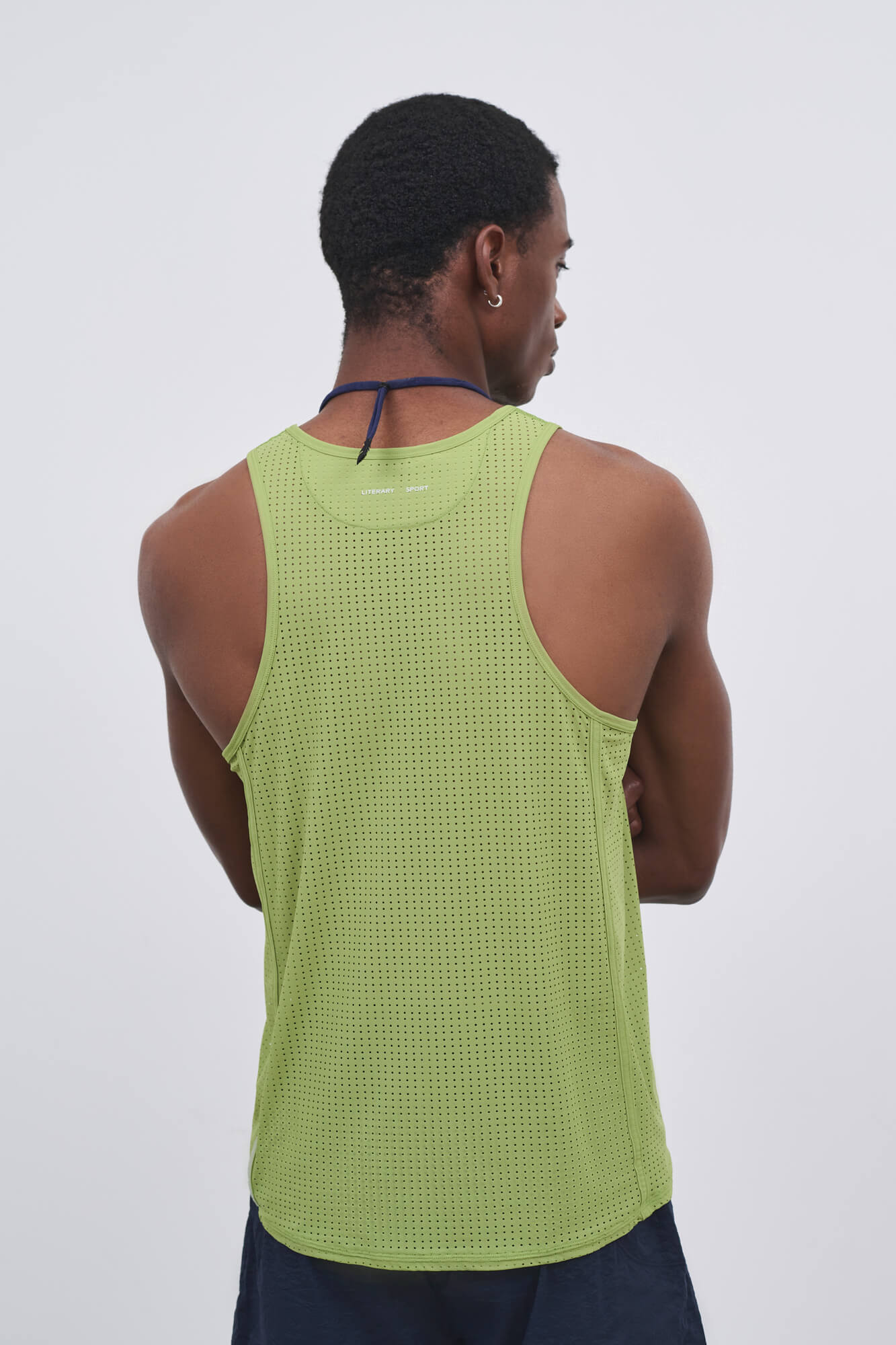 Literary Sport | Jude Mens Running Tank - Verdant Green