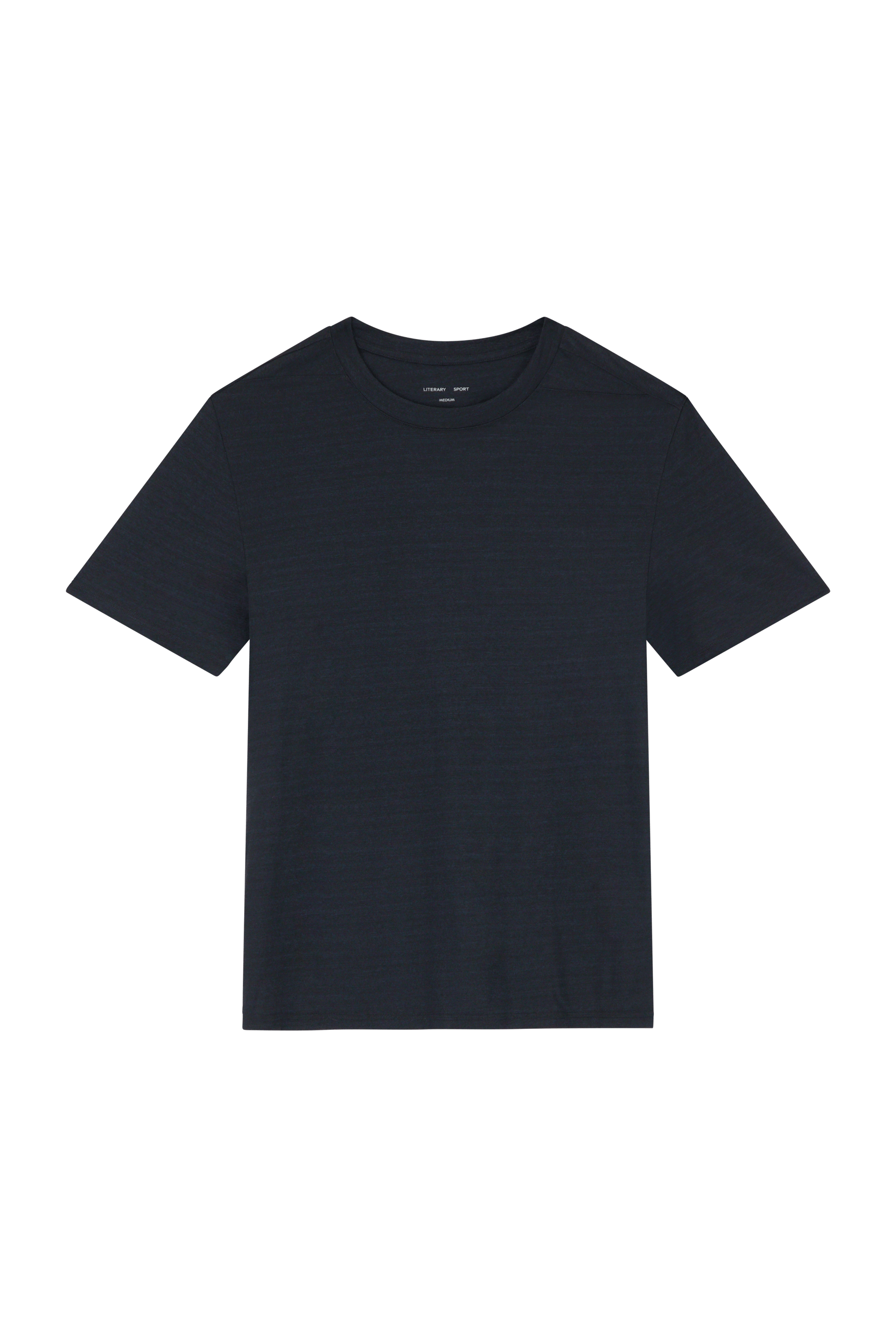 Literary Sport | James Mens Running T-Shirt - Washed Black