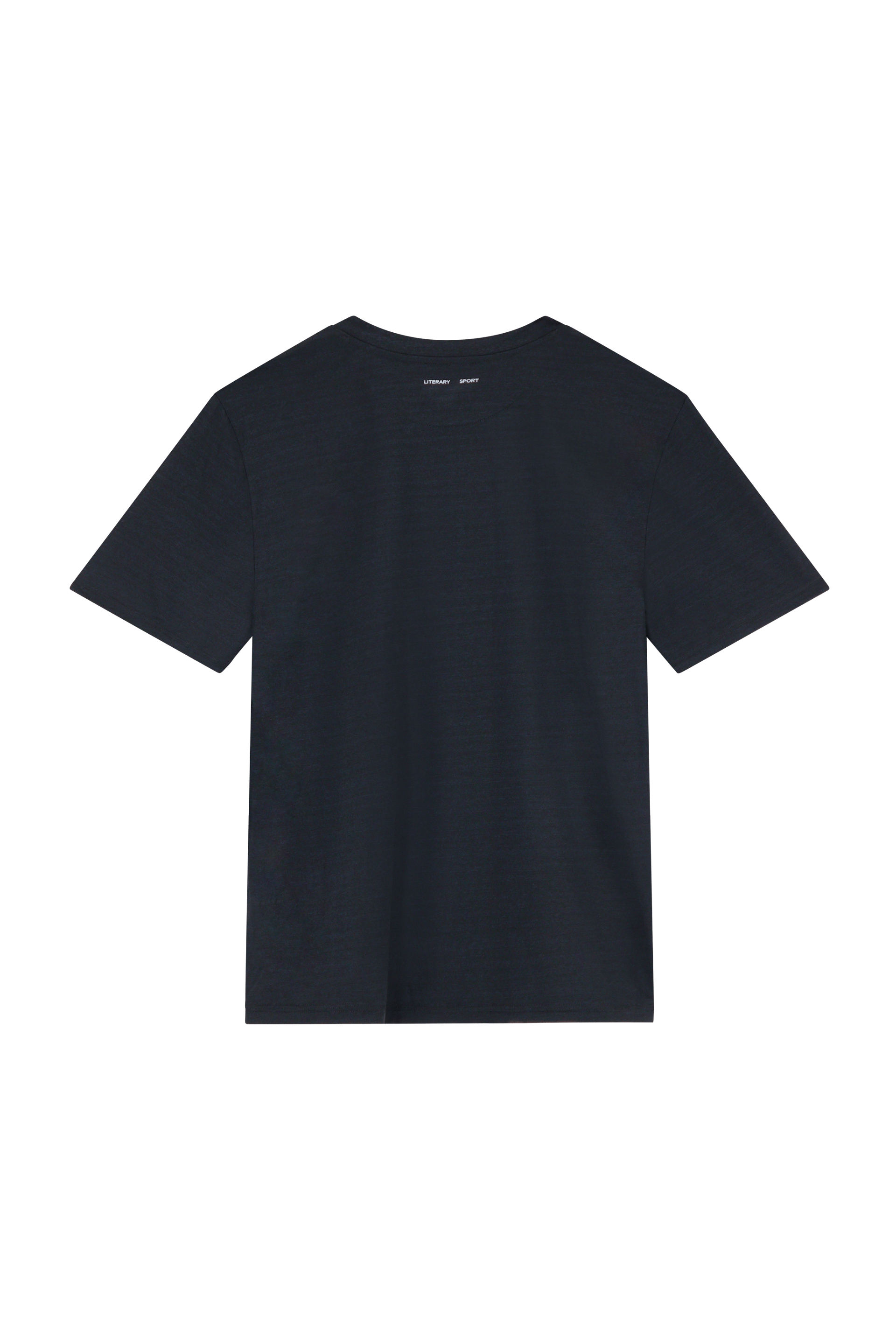 Literary Sport | James Mens Running T-Shirt - Washed Black