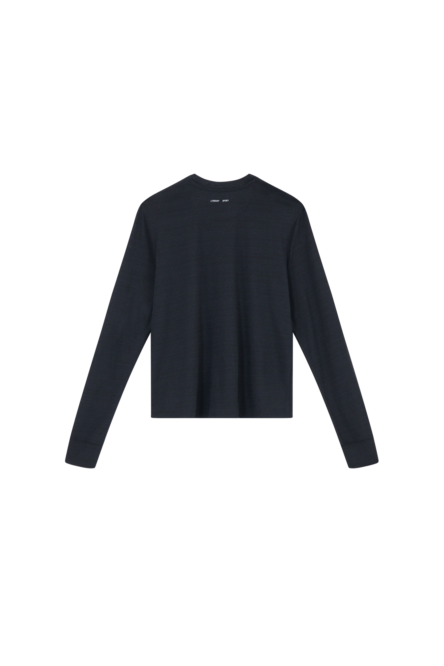 Literary Sport | Joy Womens Long Sleeve Running T-Shirt - Washed Black