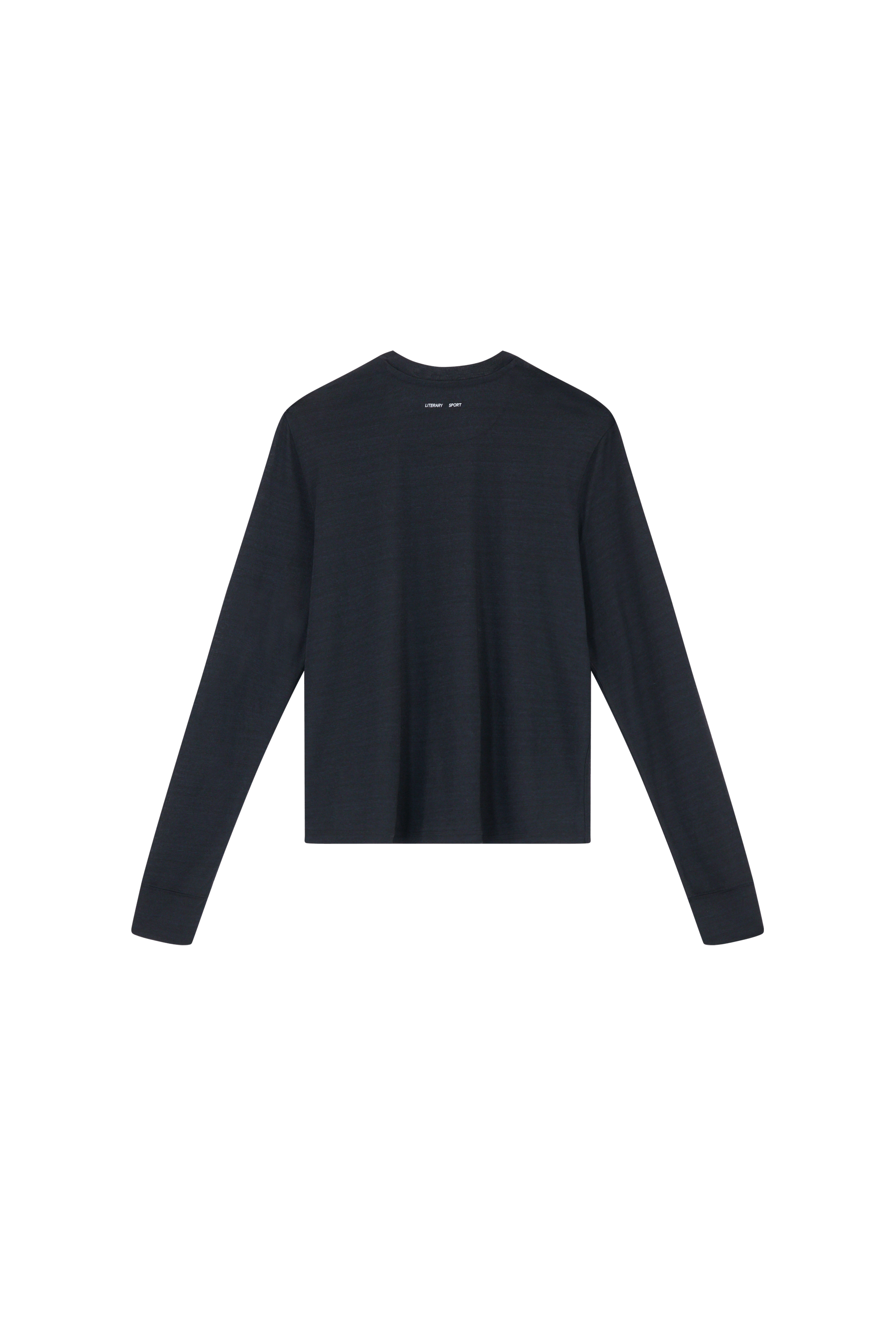 Literary Sport | Joy Womens Long Sleeve Running T-Shirt - Washed Black