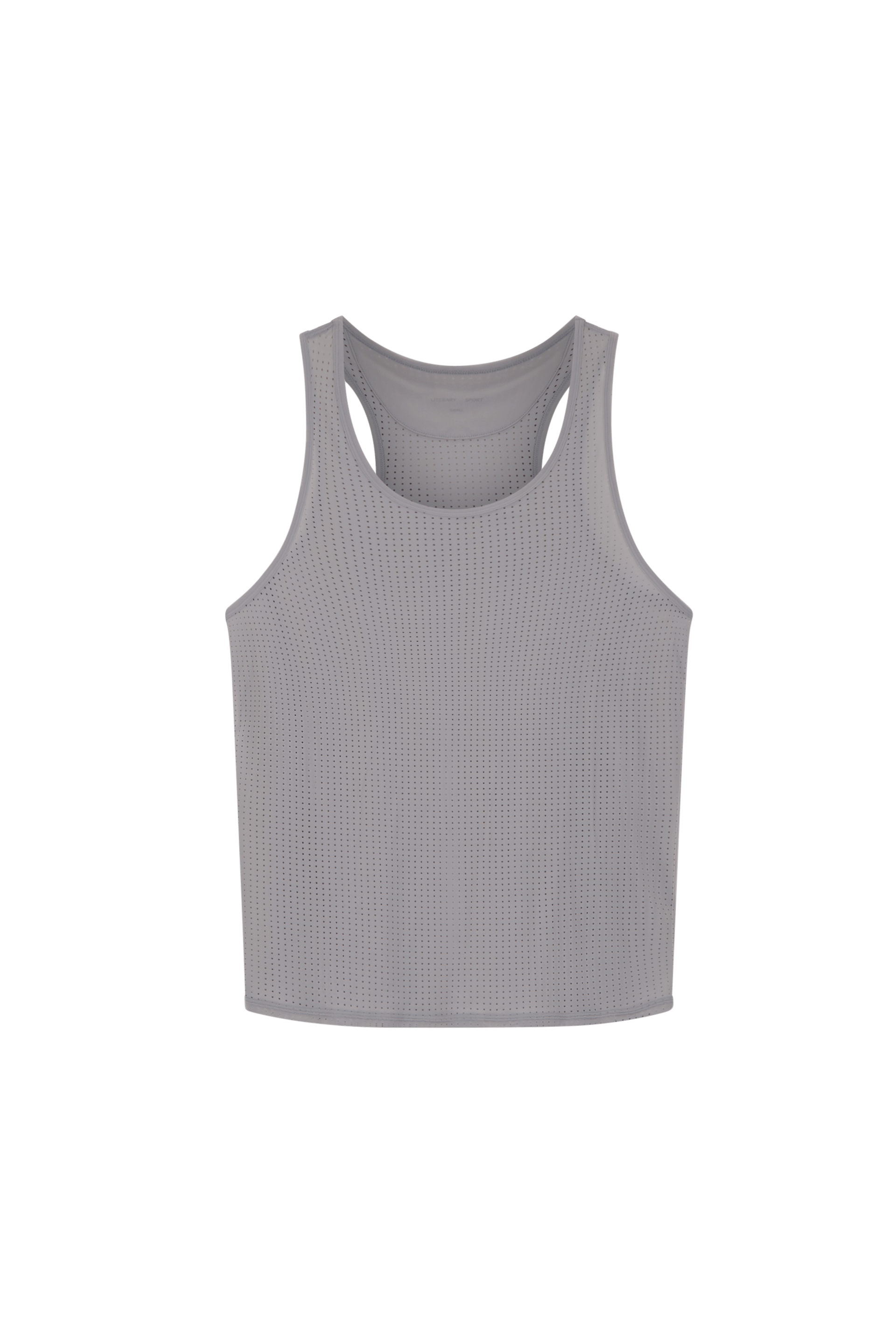 Literary Sport | Jude Mens Running Tank - Steel Silver Grey