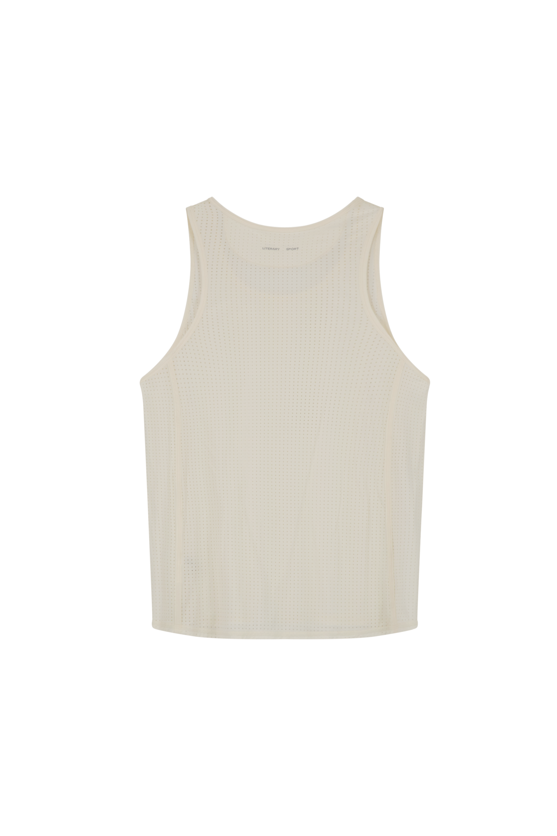 Literary Sport | Jude Mens Running Tank - Bone White