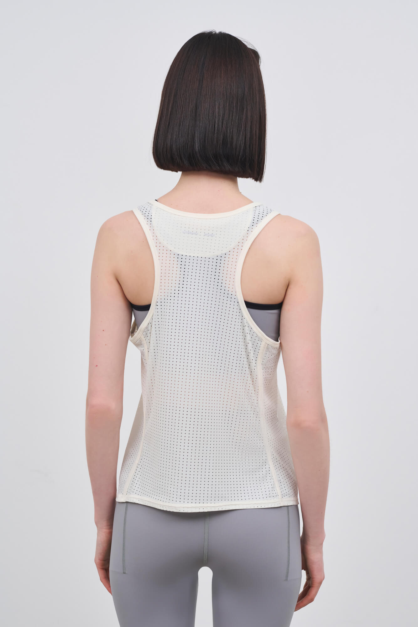 Literary Sport | Leni Womens Run Tank - Bone Off White Cream