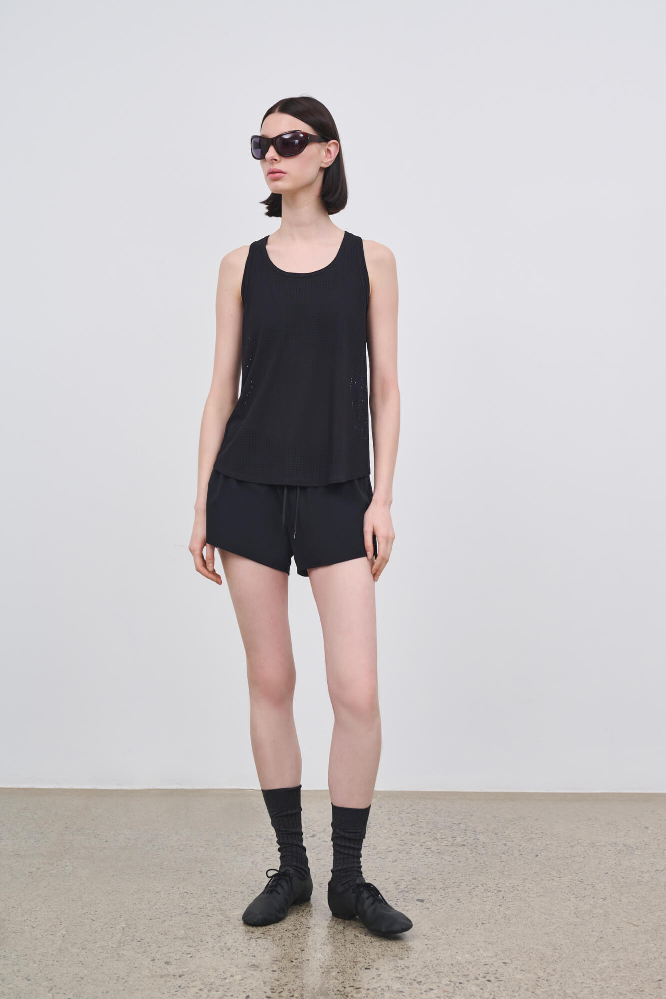 Literary Sport | Leni Womens Run Tank - Black