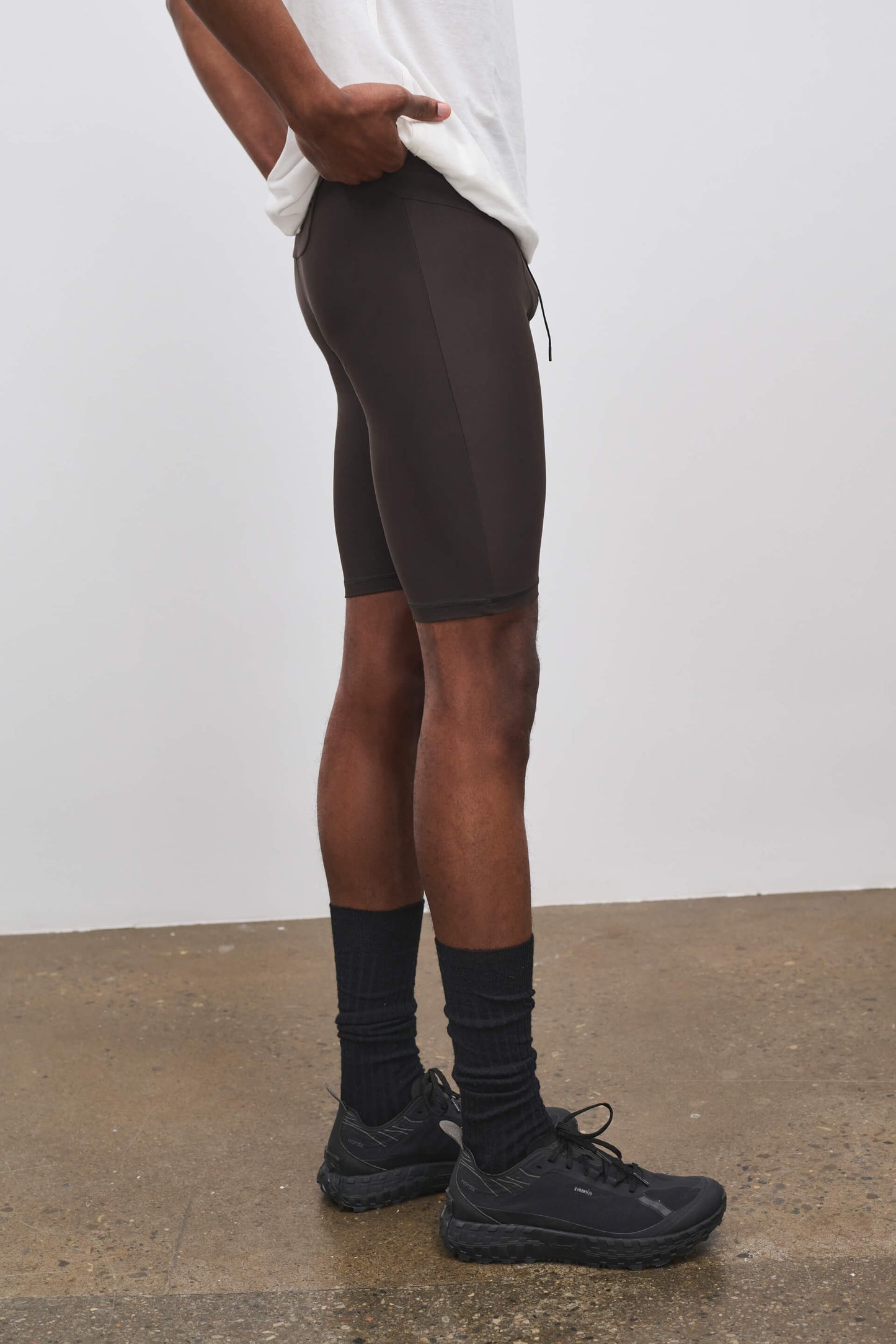 Literary Sport | Mens Pablo Short Run Tight in Ash