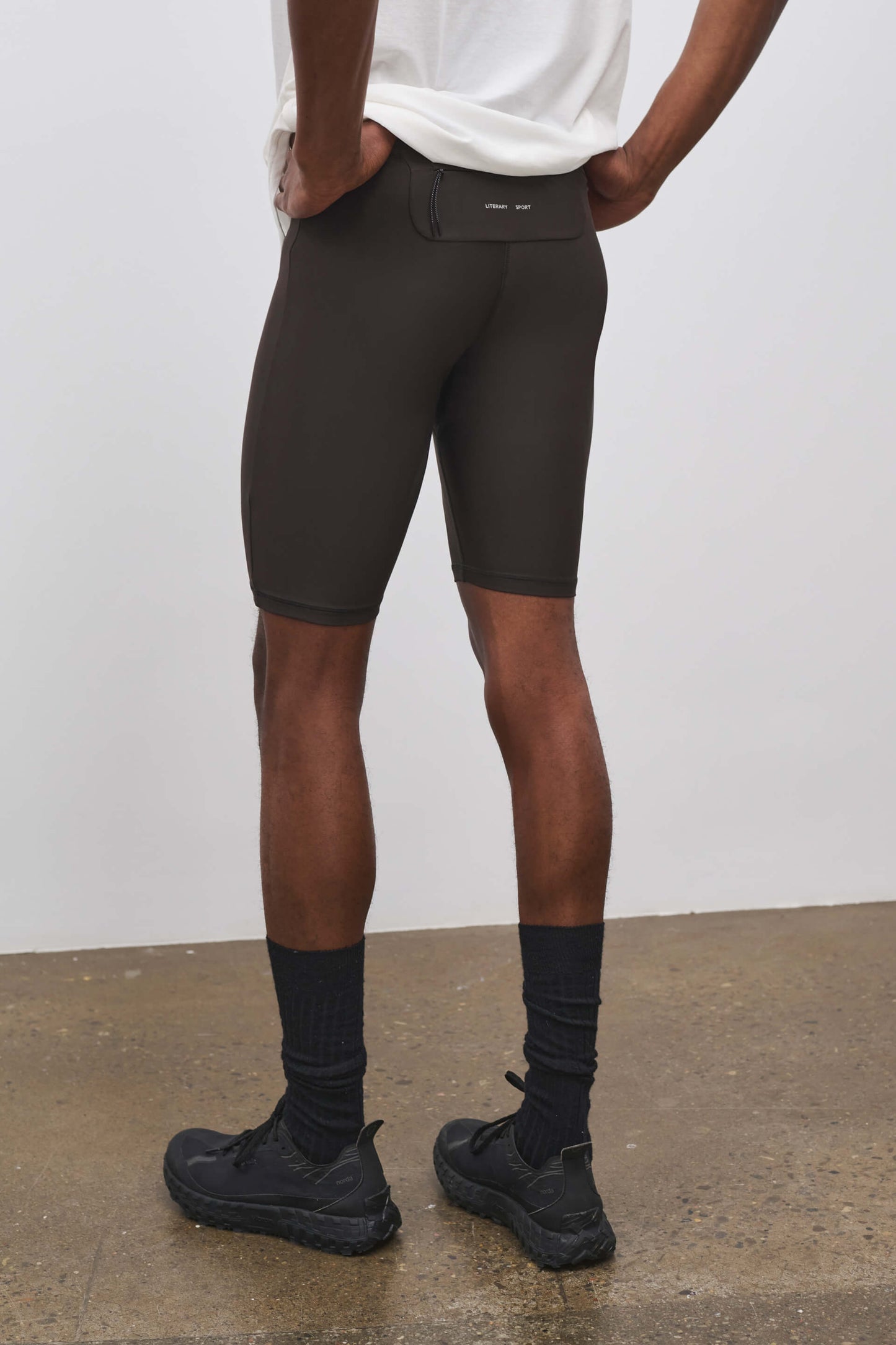 Literary Sport | Mens Pablo Short Run Tight in Ash