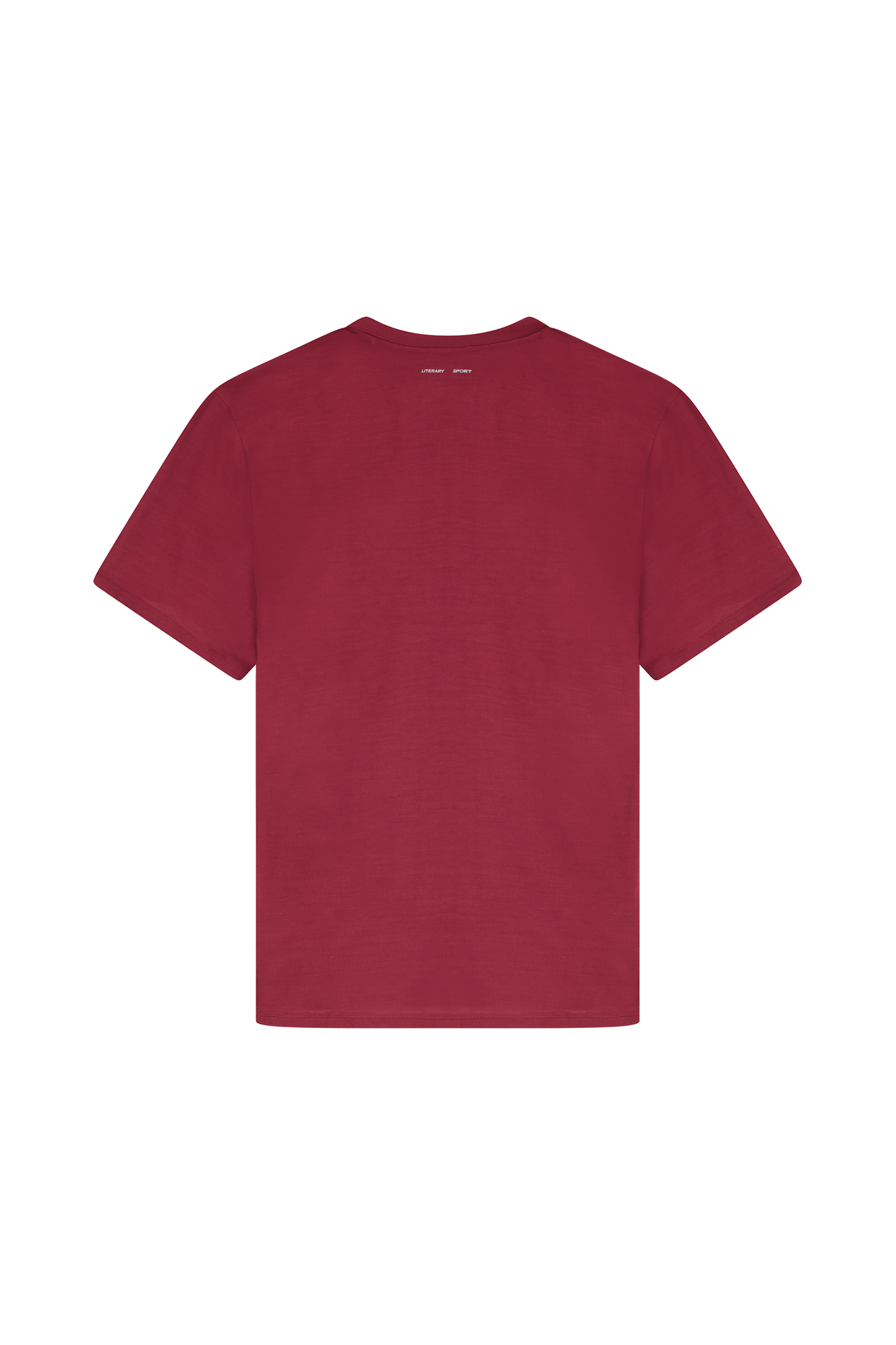 Literary Sport | James Mens Running T-Shirt - Burgundy