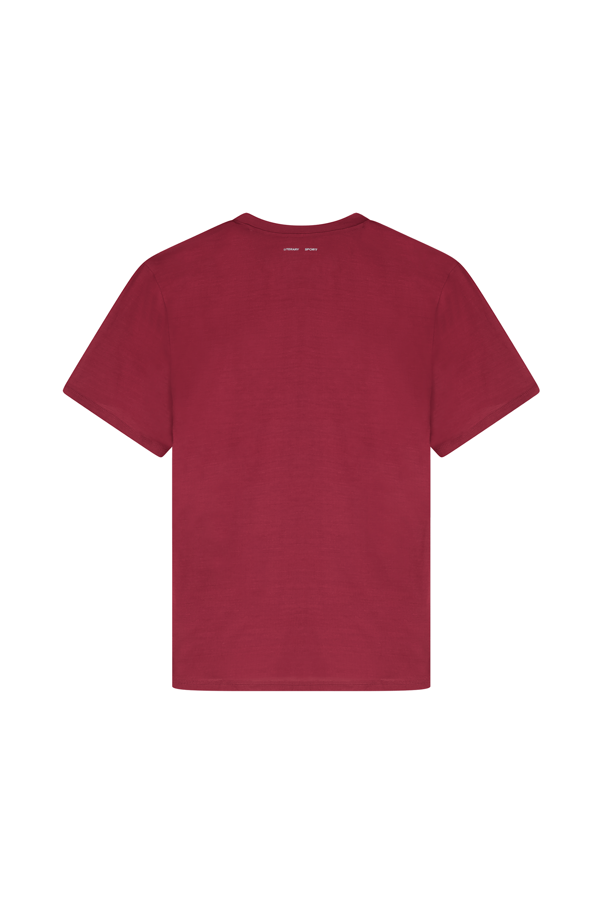 Literary Sport | James Mens Running T-Shirt - Burgundy