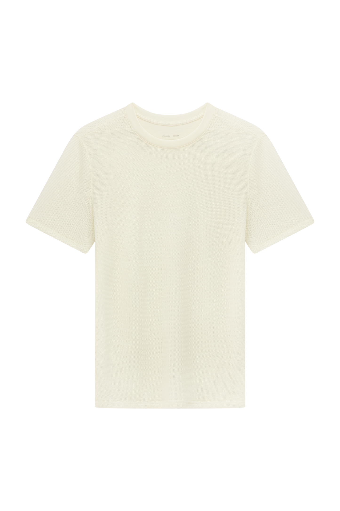 Literary Sport | Men's Running T-Shirt in Merino Mesh - James T-Shirt in Natural