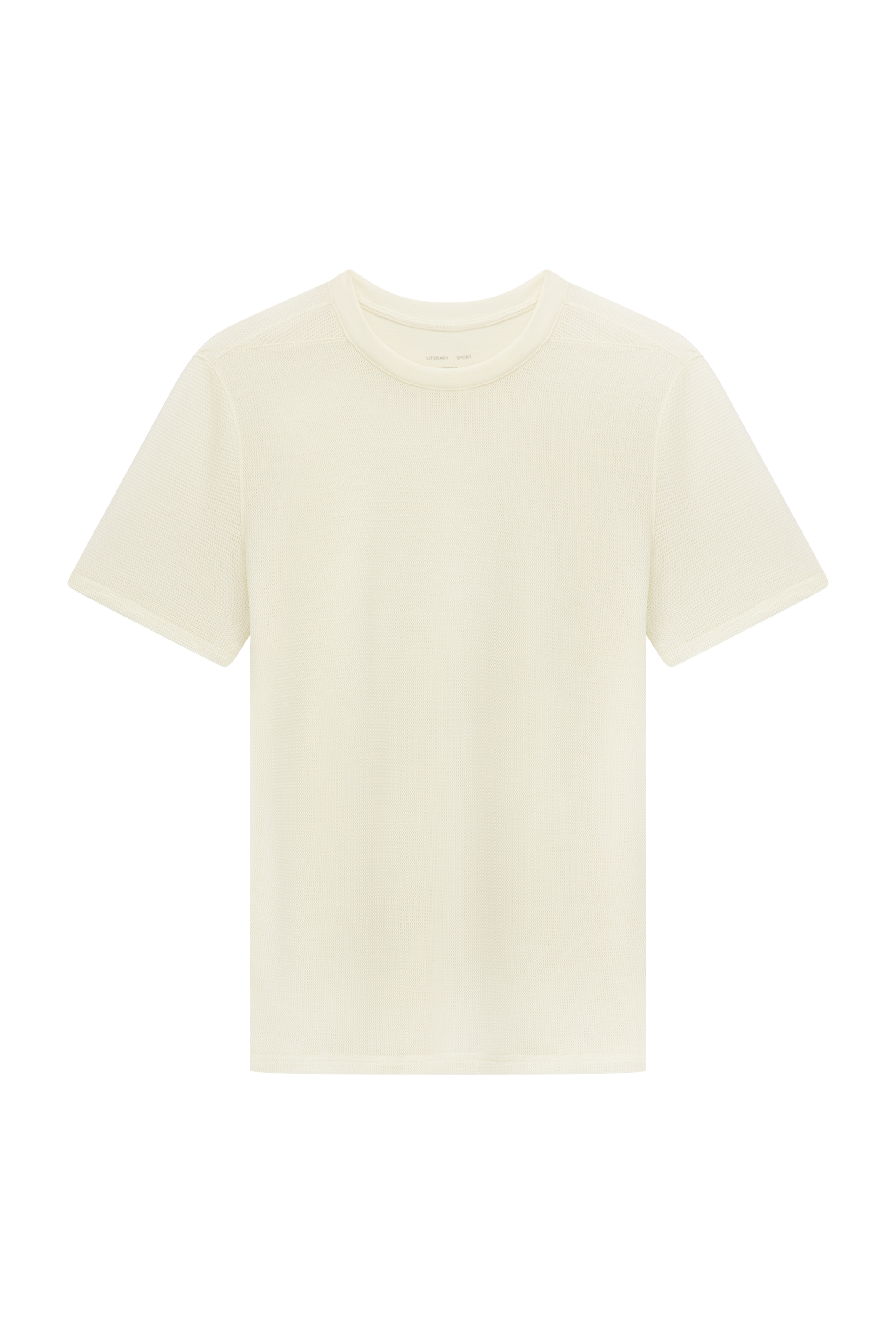 Literary Sport | Men's Running T-Shirt in Merino Mesh - James T-Shirt in Natural
