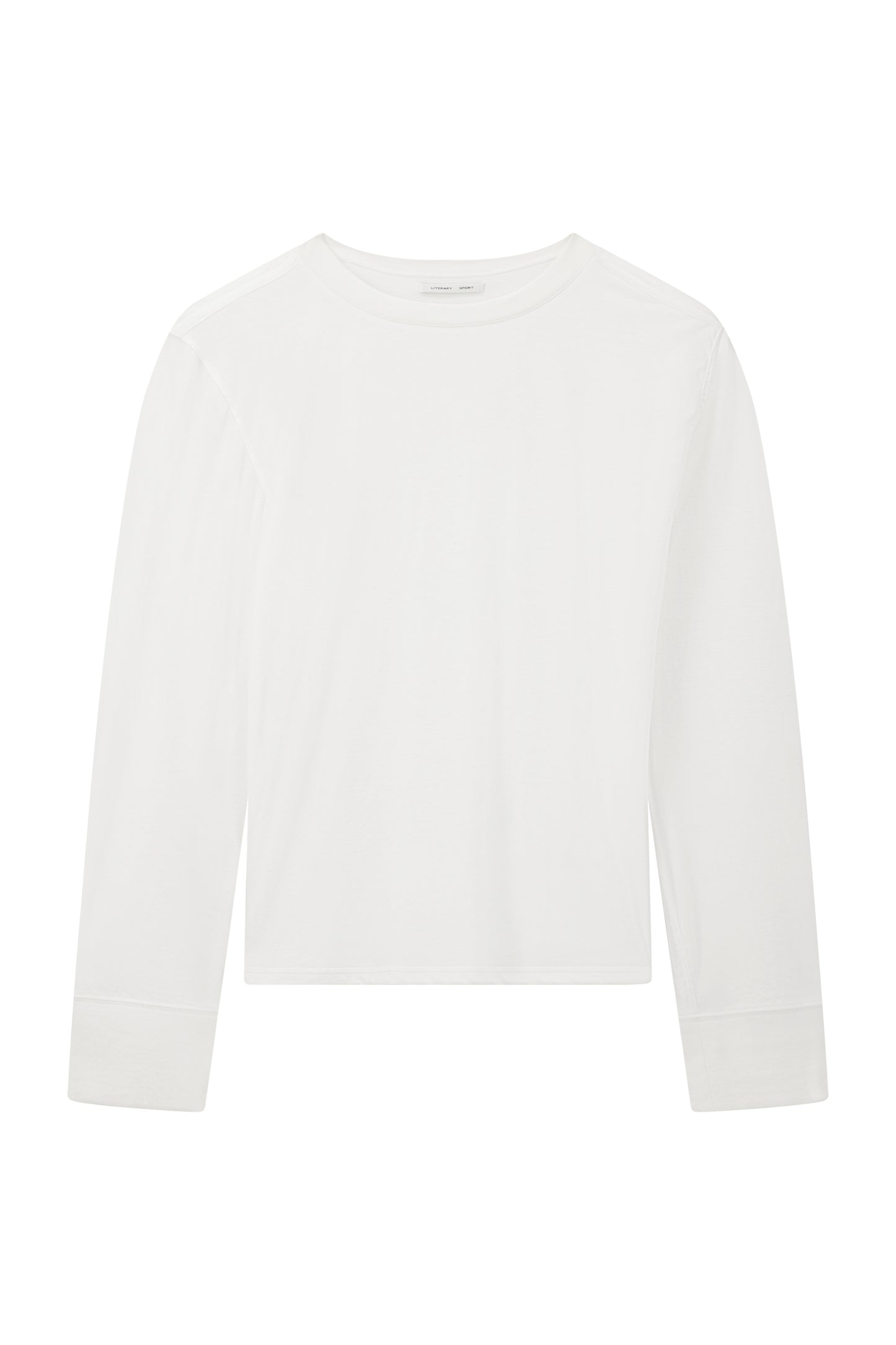 Literary Sport | Men's Oversized Long Sleeve T-Shirt - George Long Sleeve Shirt in White
