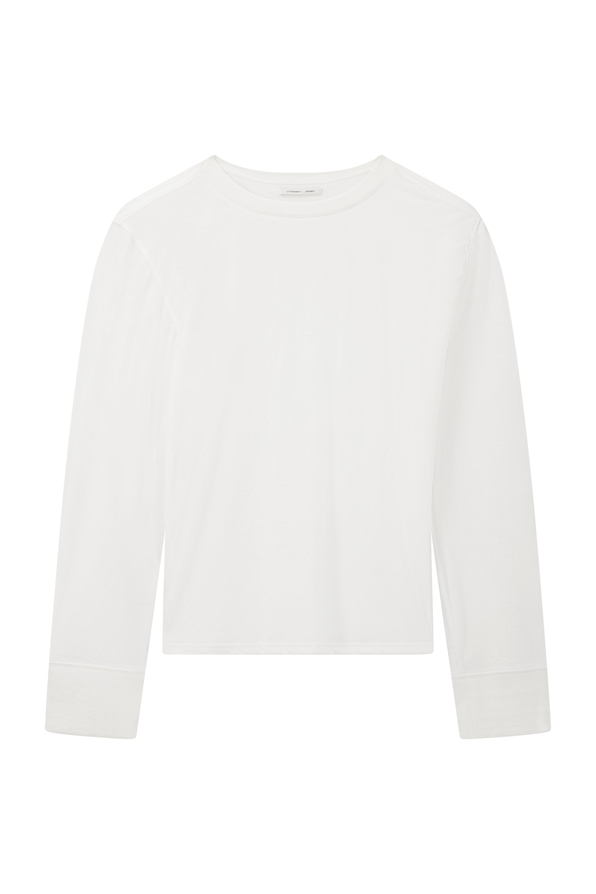Literary Sport | Men's Oversized Long Sleeve T-Shirt - George Long Sleeve Shirt in White