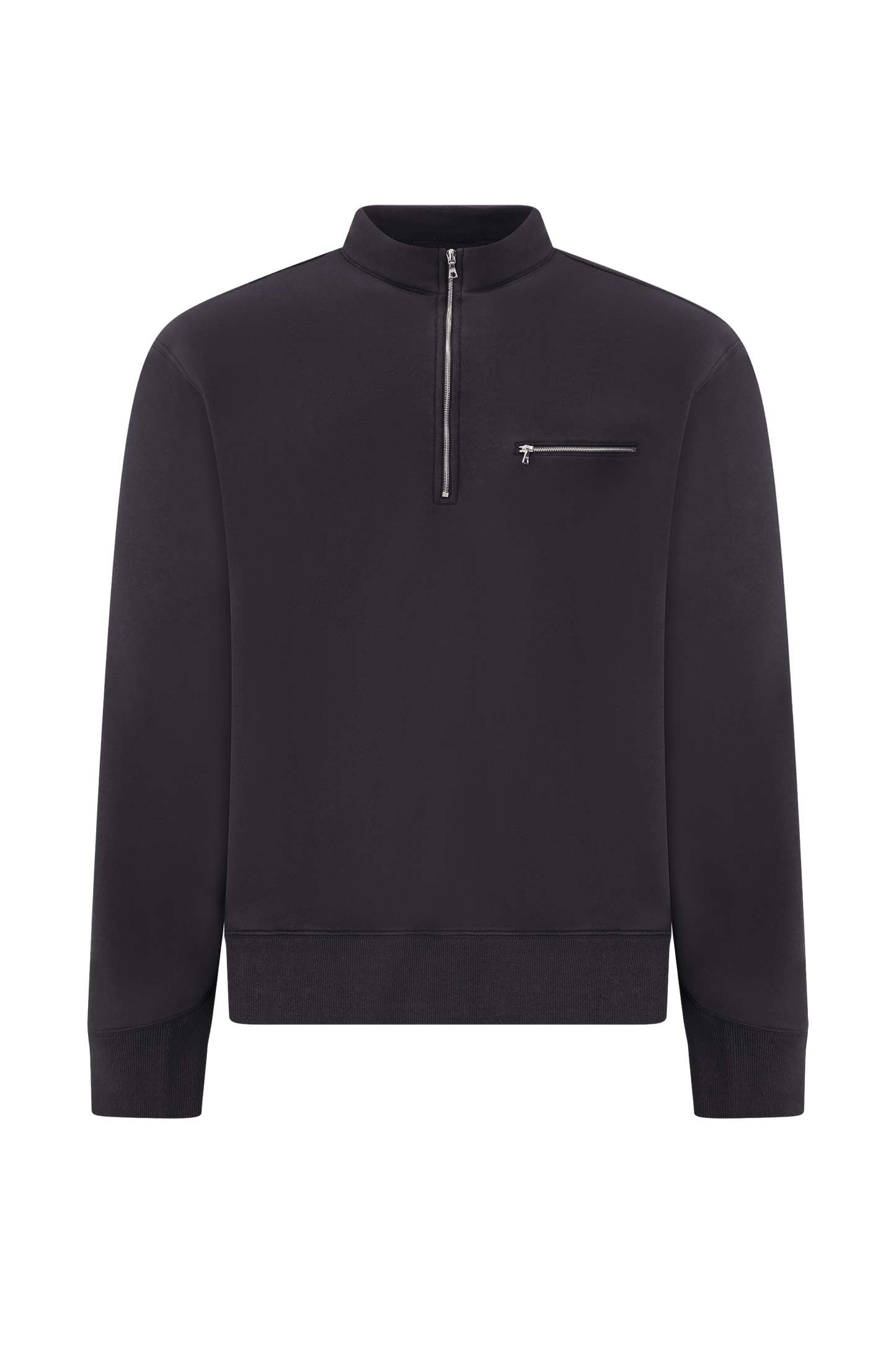 Literary Sport | Gabriel Mens Quarter Zip Sweatshirt - Black