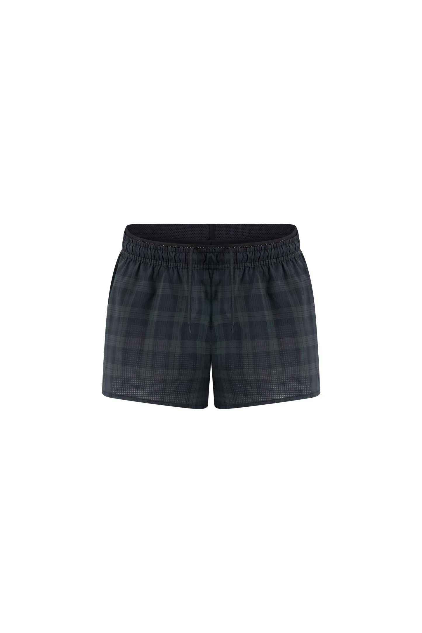 Literary Sport | Men's Running Short 3" with Liner - Morrison Short in Green Blackwatch Tartan