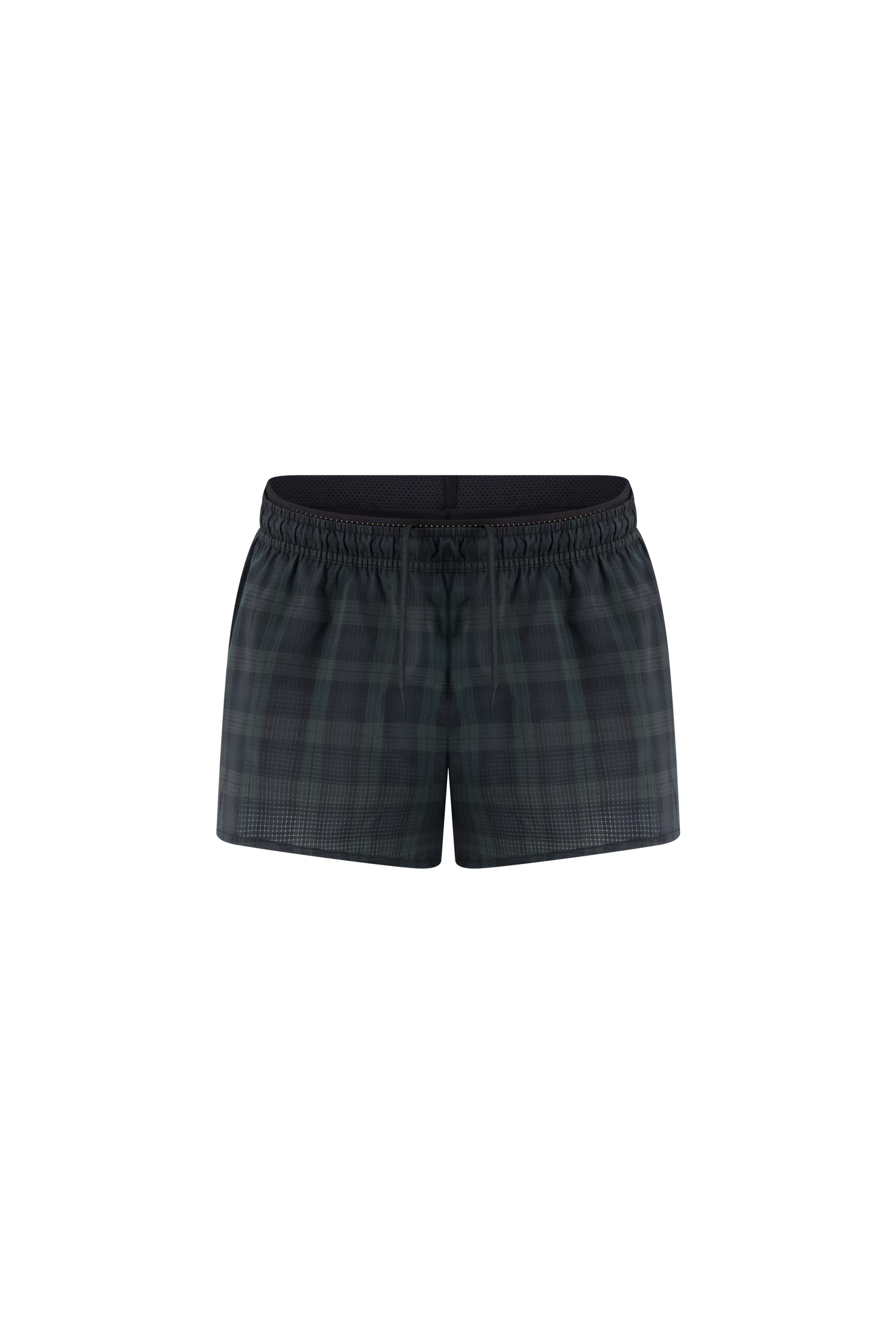 Literary Sport | Men's Running Short 3" with Liner - Morrison Short in Green Blackwatch Tartan