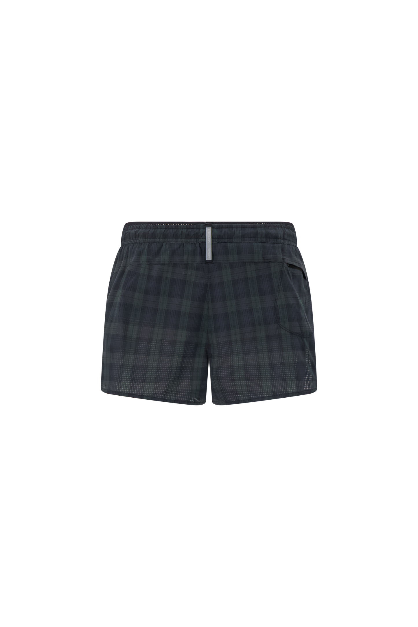 Literary Sport | Men's Running Short 3" with Liner - Morrison Short in Green Blackwatch Tartan