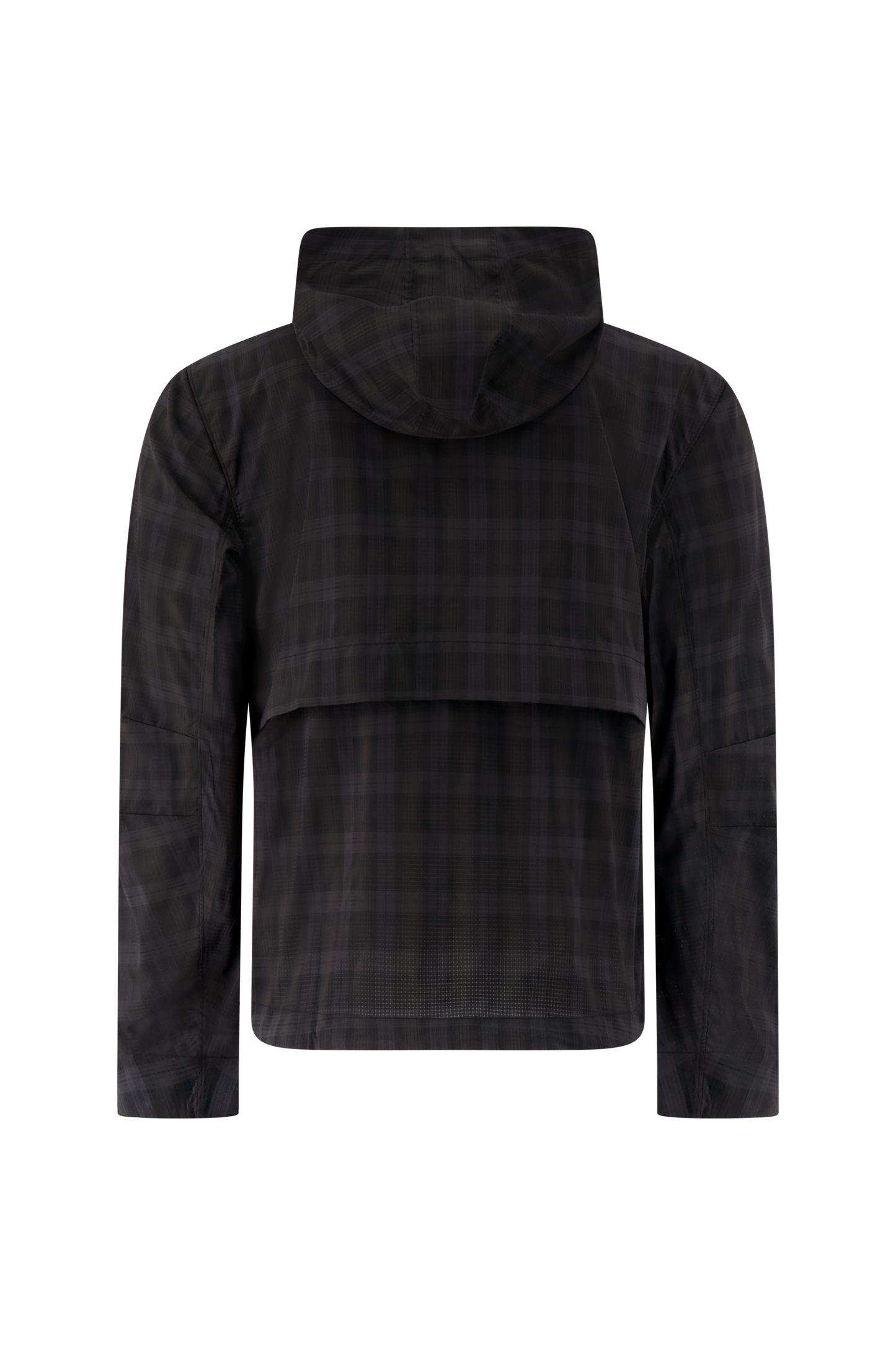 Literary Sport | Men's Packable Running Jacket - Ashbery Jacket in Brown Blackwatch Tartan