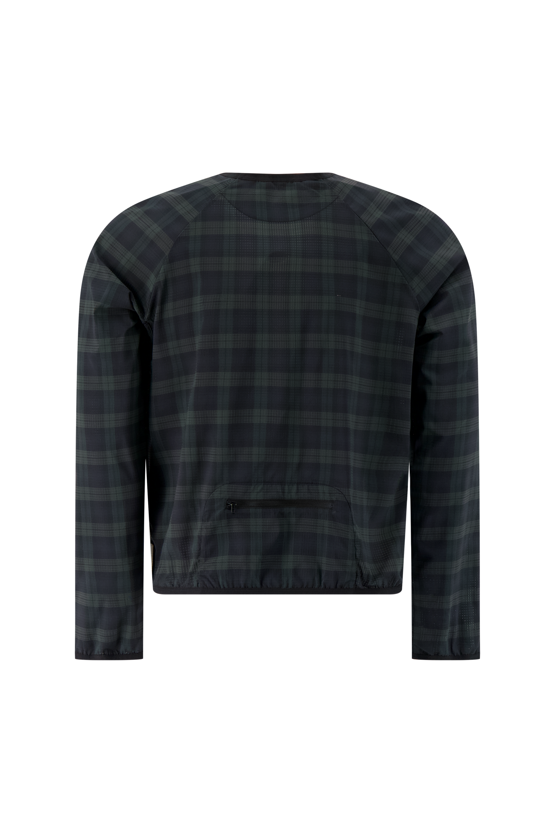 Literary Sport | Men's Lightweight Running Jacket - Leo Jacket in Green Blackwatch Tartan