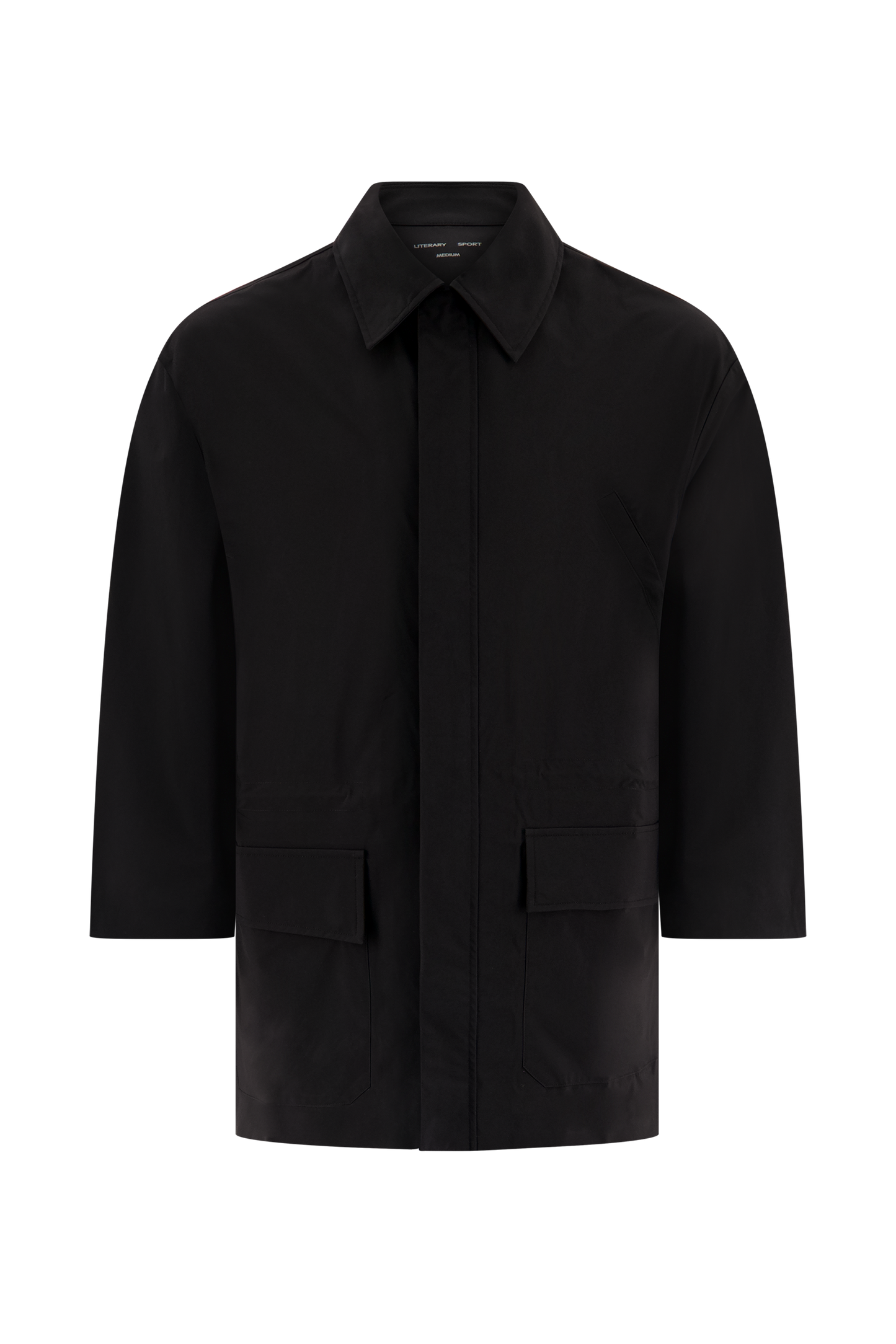 Literary Sport | Men's Black Barn Coat in Pertex - Jones Coat in Black