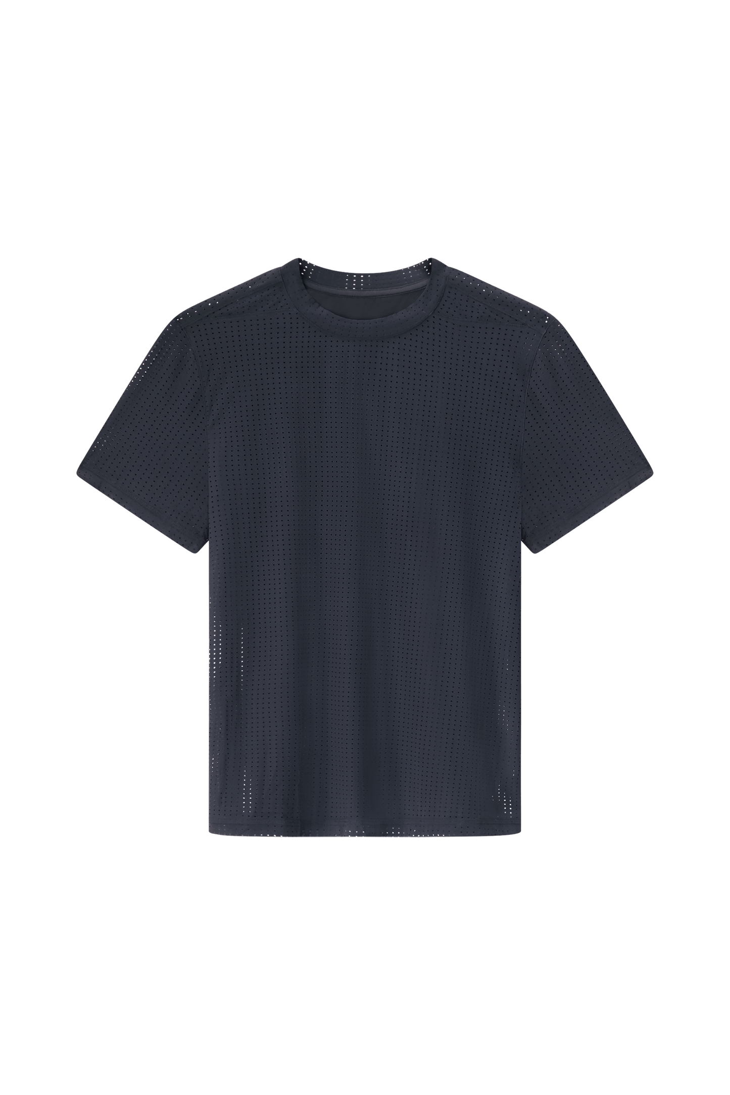 Literary Sport | Womens Magda Perforated Run T-Shirt in Black