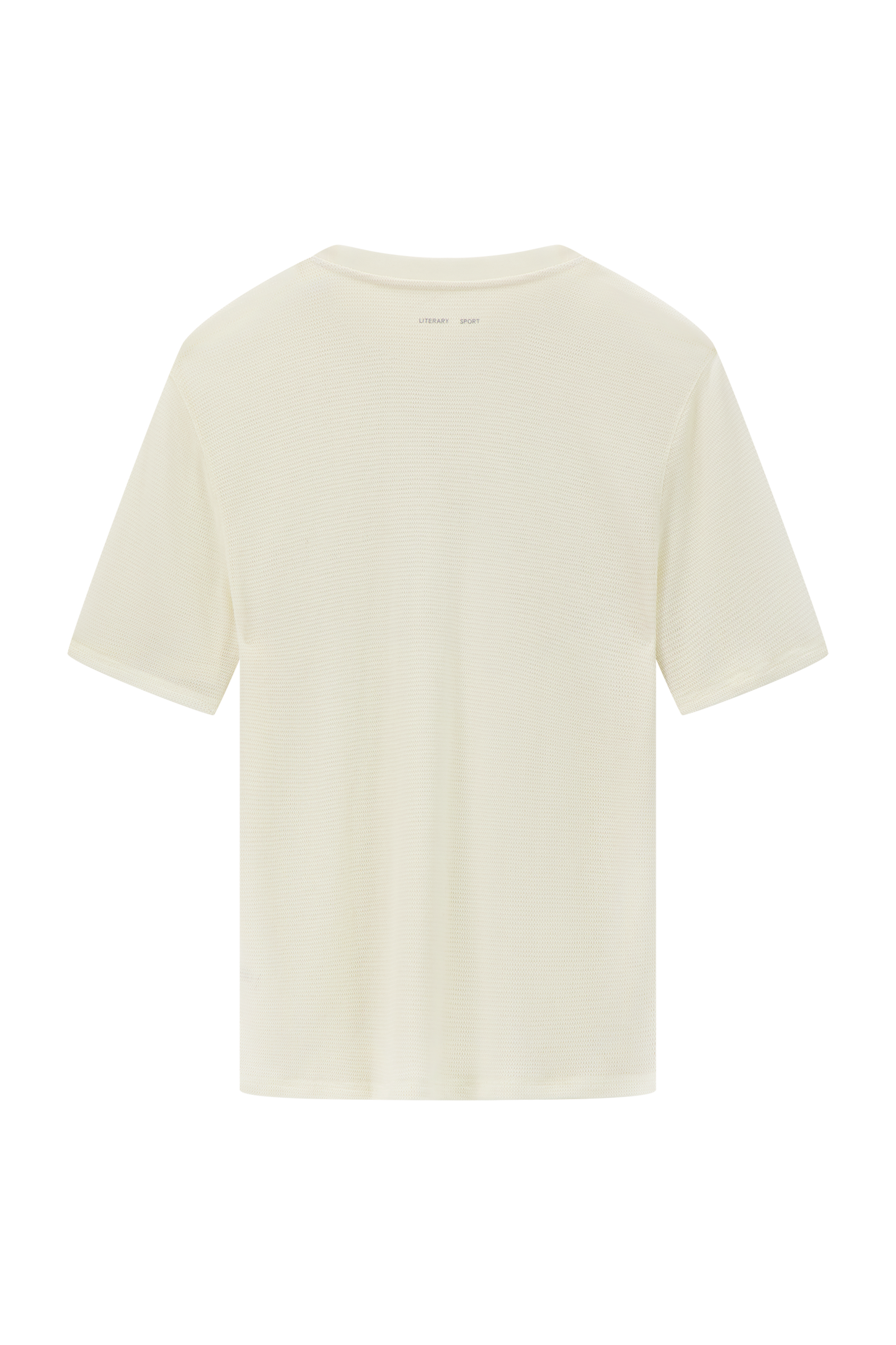 Literary Sport | Womens Oversized Merino Mesh Running T-Shirt  - Harper T-Shirt in Merino Mesh in Natural