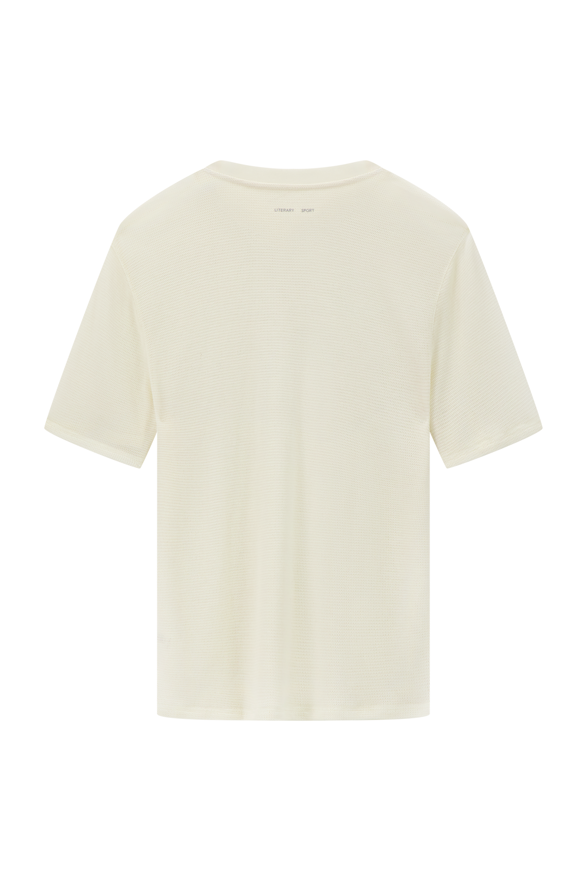 Literary Sport | Womens Oversized Merino Mesh Running T-Shirt  - Harper T-Shirt in Merino Mesh in Natural
