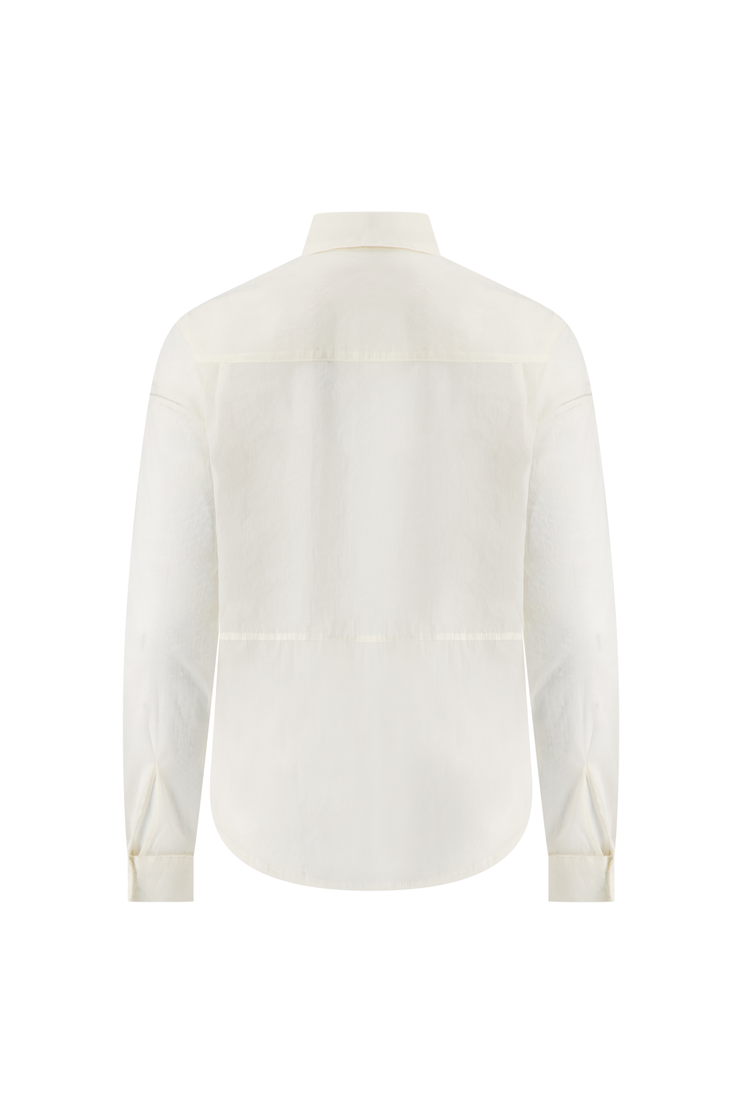Literary Sport | Women's Long Sleeve Button-Up Running Shirt - Hana Shirt in White