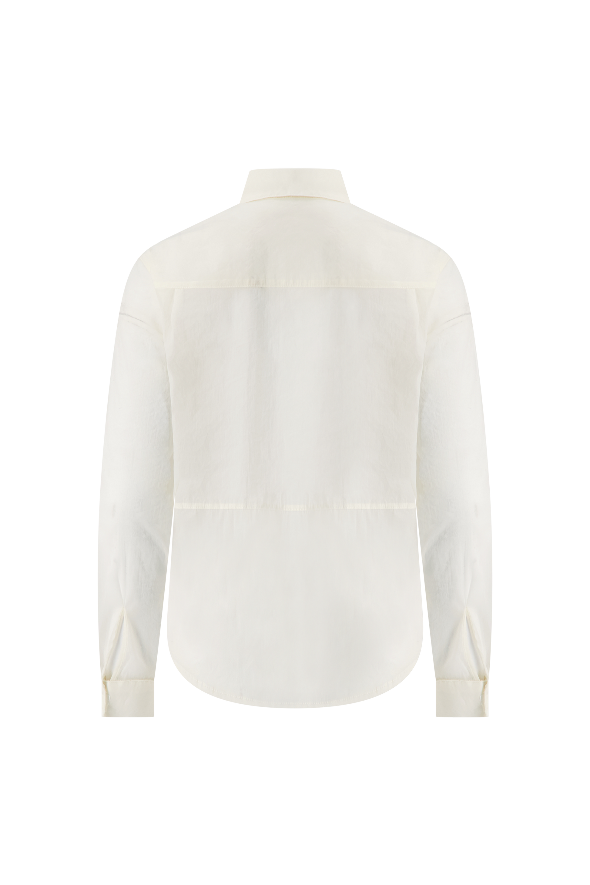 Literary Sport | Women's Long Sleeve Button-Up Running Shirt - Hana Shirt in White