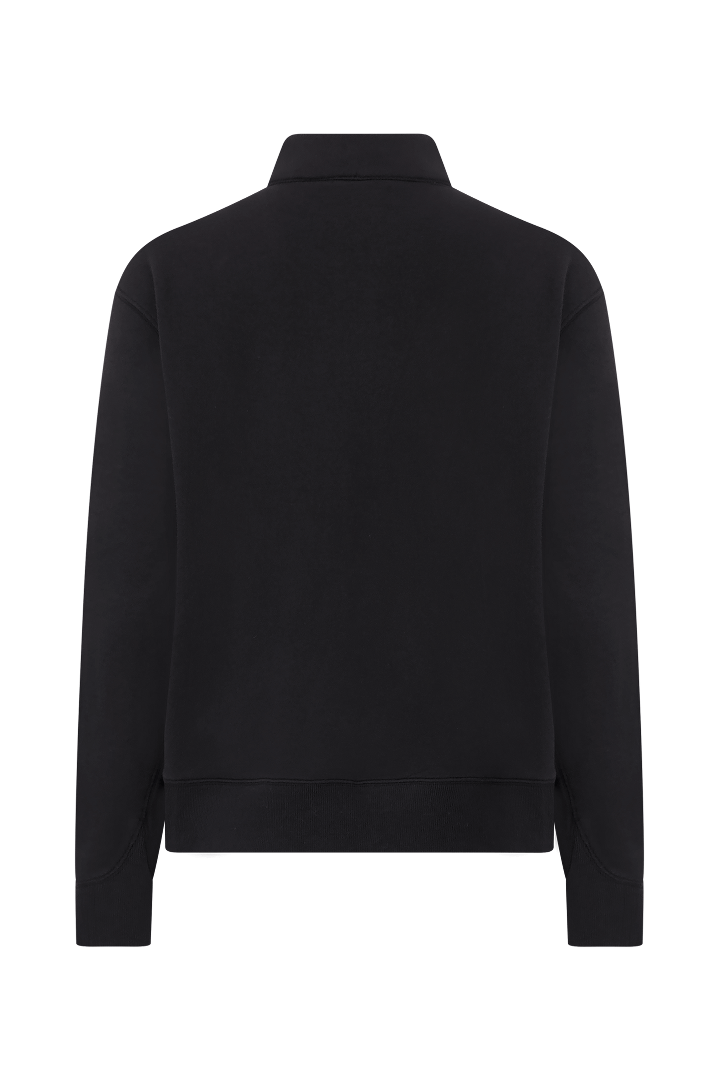 Literary Sport | Jane Womens Long Sleeve Quarter Zip Sweatshirt - Washed Black