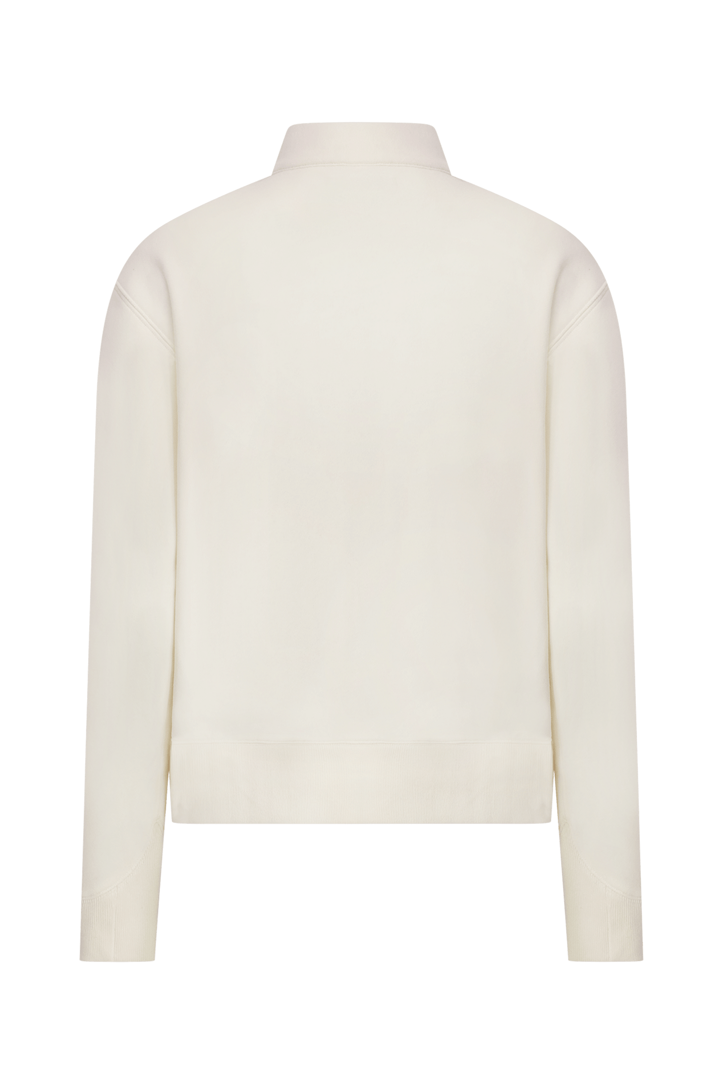 Literary Sport | Jane Womens Long Sleeve Quarter Zip Sweatshirt - Natural White