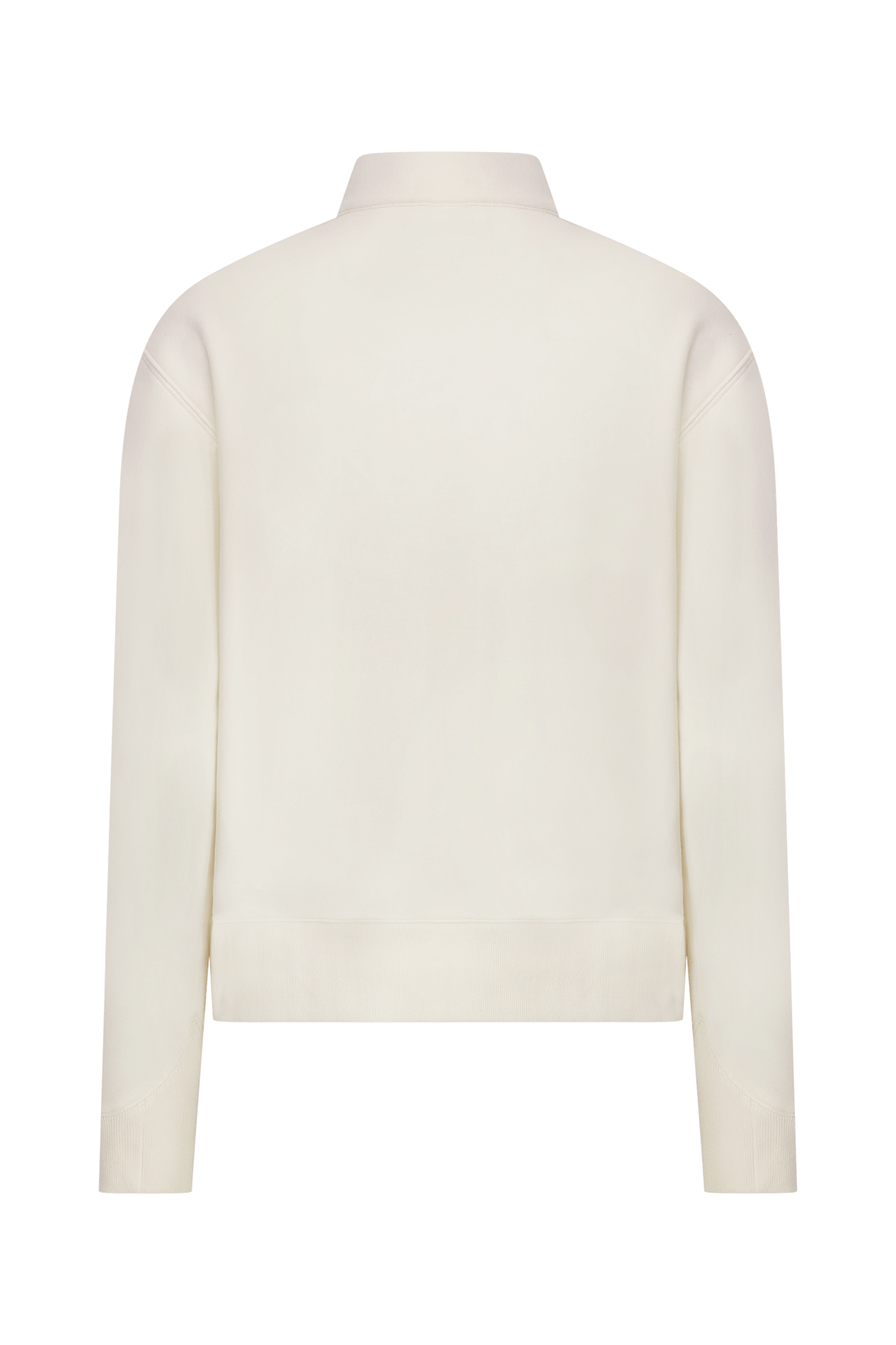 Literary Sport | Jane Womens Long Sleeve Quarter Zip Sweatshirt - Natural White