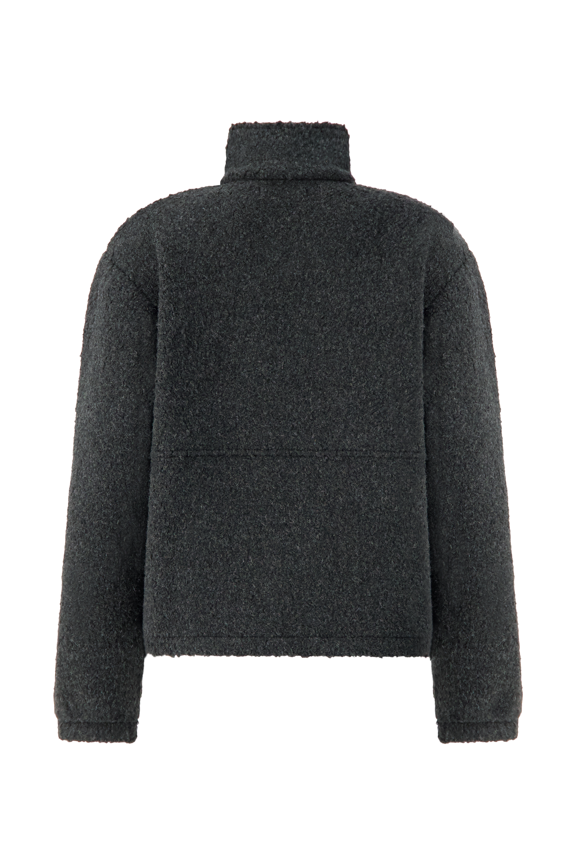 Literary Sport | Women's Full-Zip Wooly Fleece Jacket - Grace Fleece Jacket in Charcoal