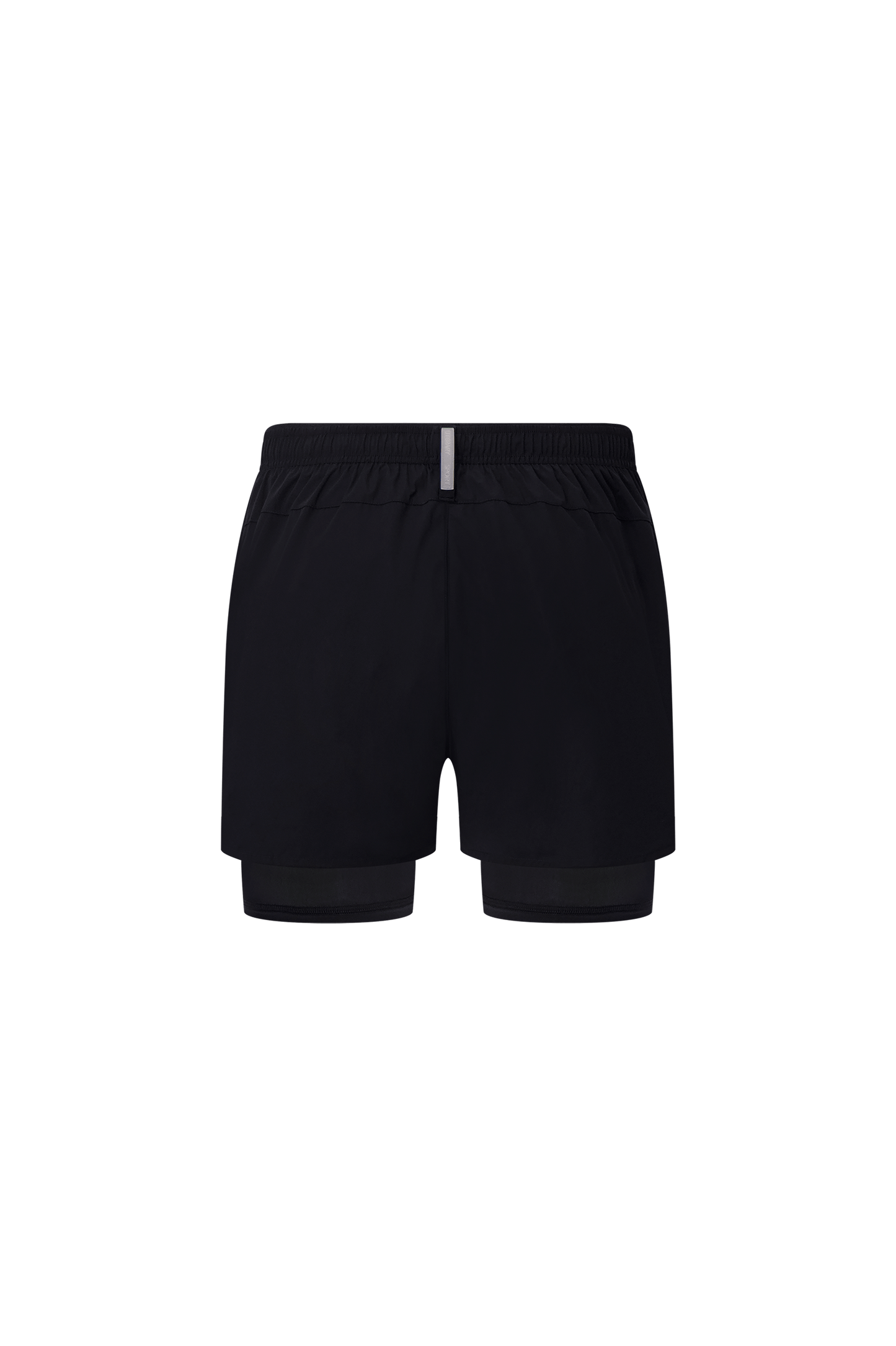 Literary Sport | Mens Myles Run Short with Liner in Black