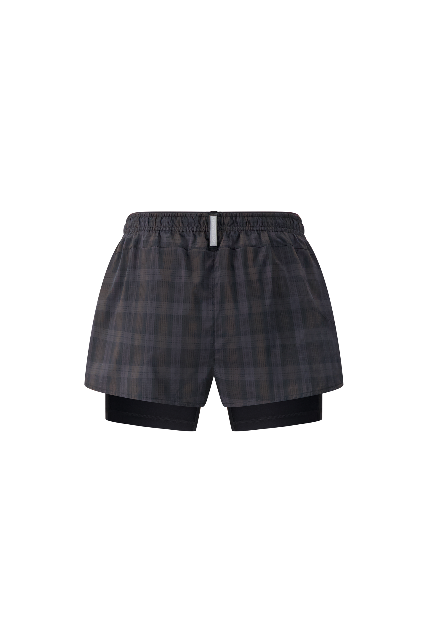 Literary Sport | Women's Running Short in in Tartan - Joni Short  in Brown Blackwatch