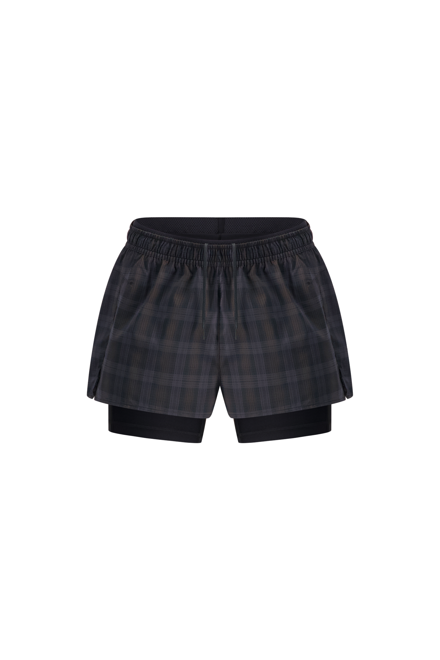 Literary Sport | Women's Running Short in in Tartan - Joni Short  in Brown Blackwatch