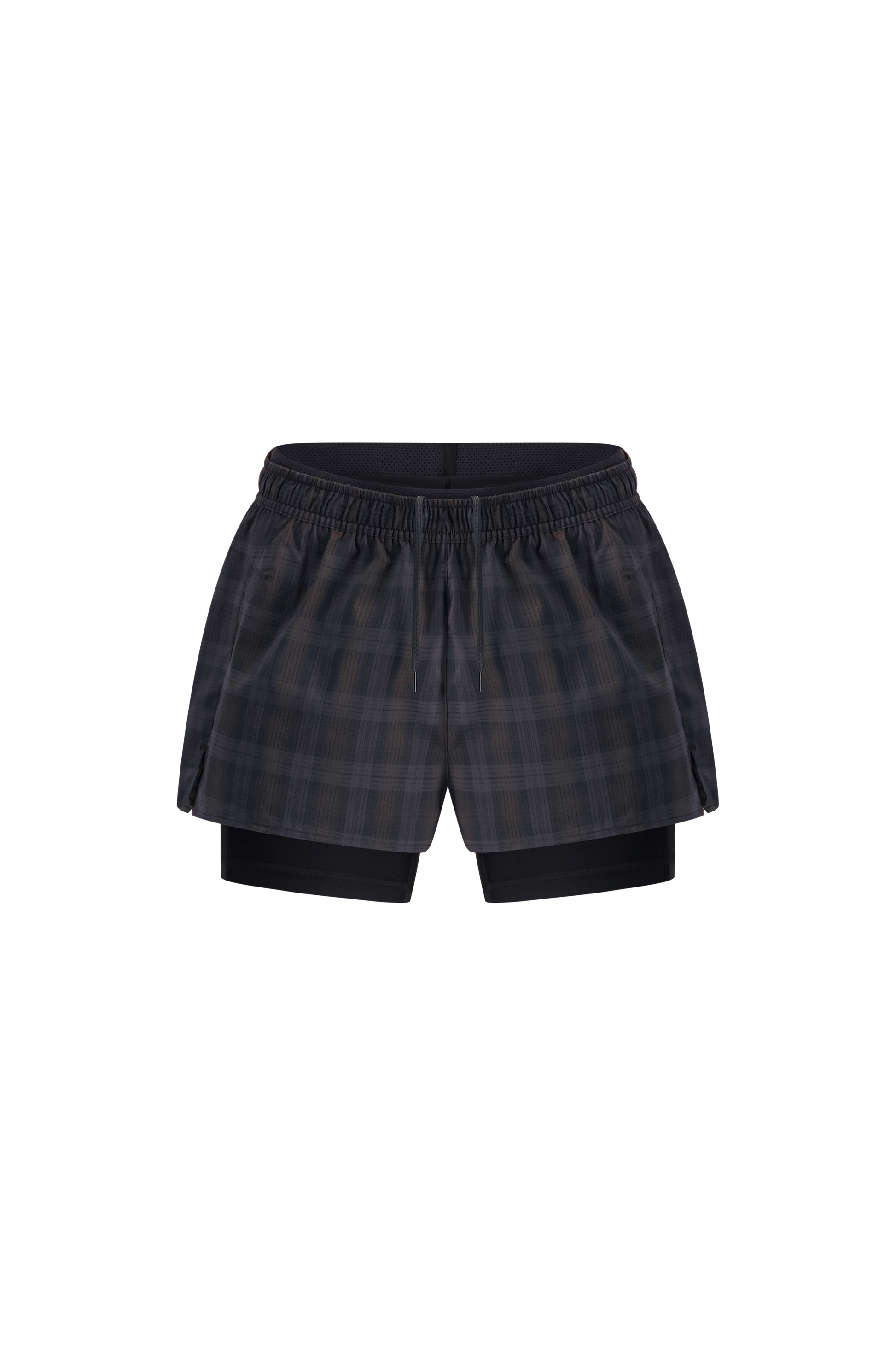 Literary Sport | Women's Running Short in in Tartan - Joni Short  in Brown Blackwatch