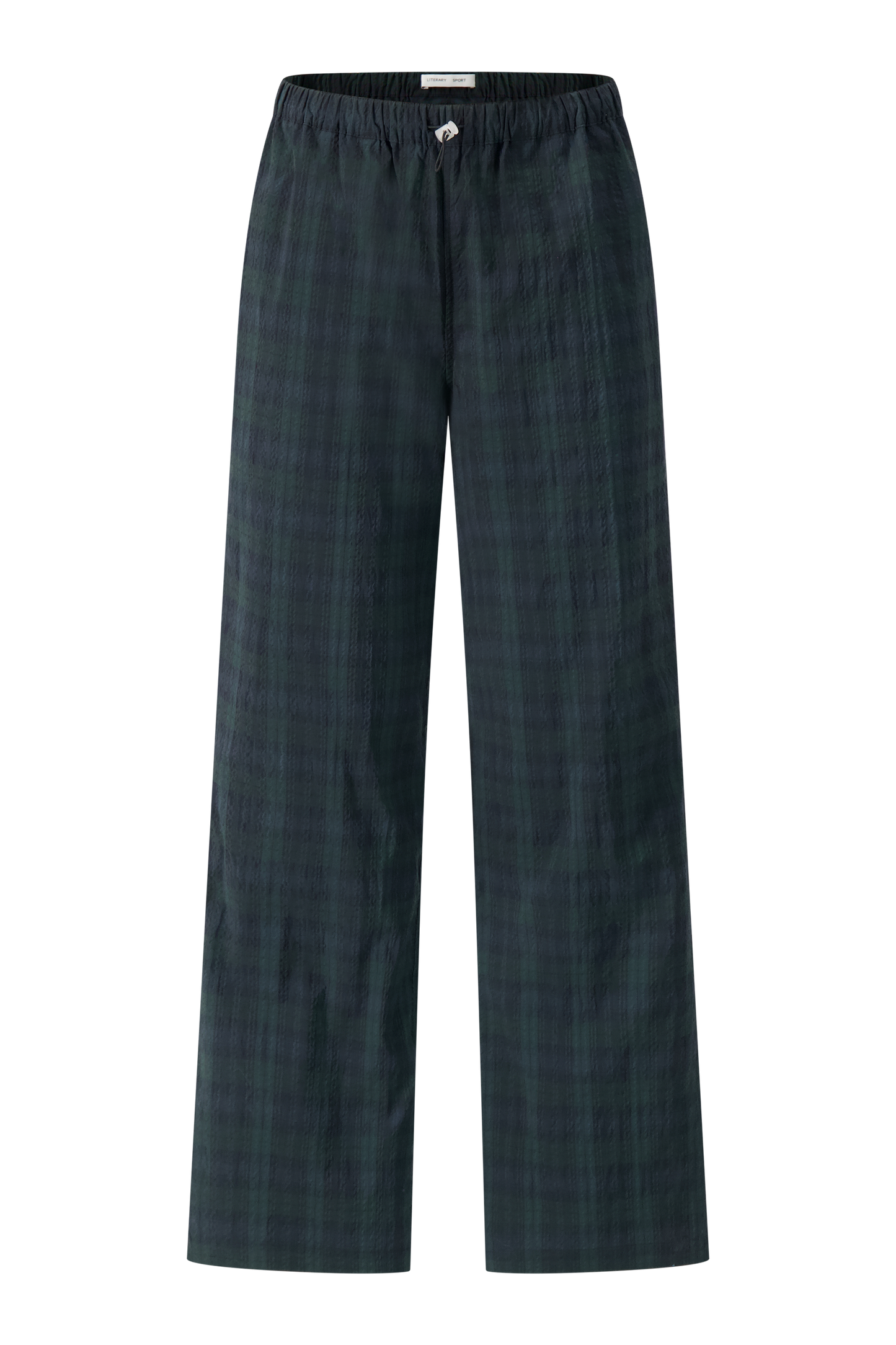 Literary Sport | Women's Full-Length Performance Pant - May Pant in Green Blackwatch Tartan