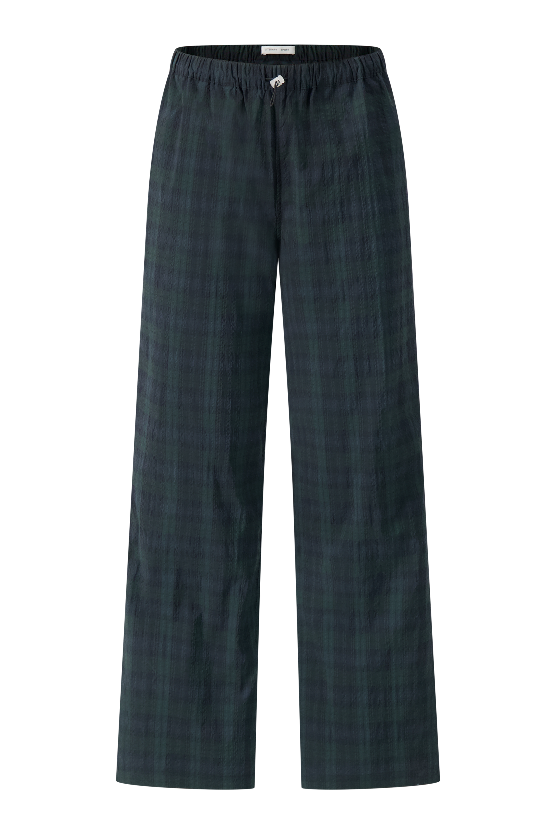 Literary Sport | Women's Full-Length Performance Pant - May Pant in Green Blackwatch Tartan