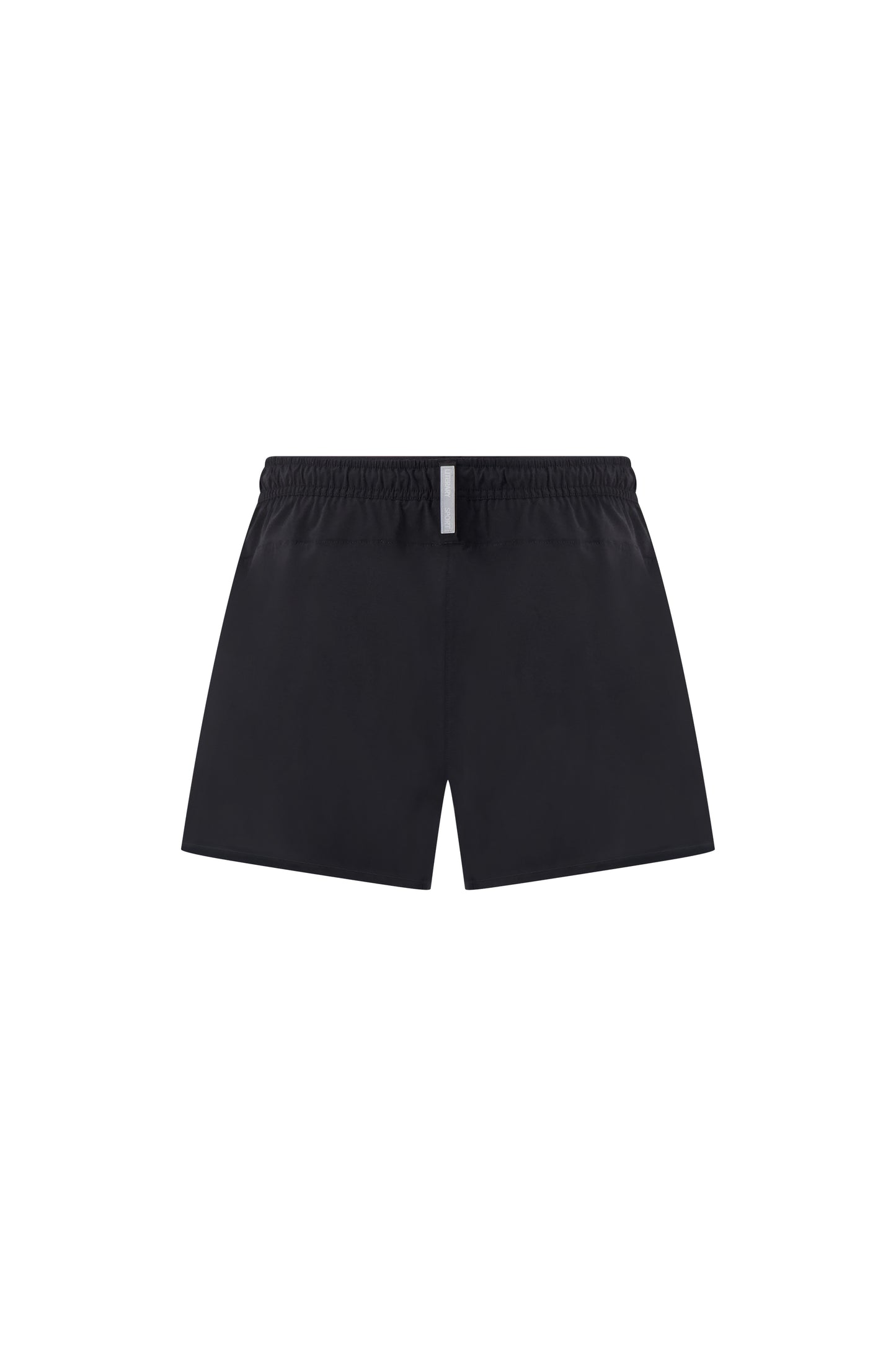 Literary Sport - Women's Running Short with Liner - Dori 4" Split Short in Black