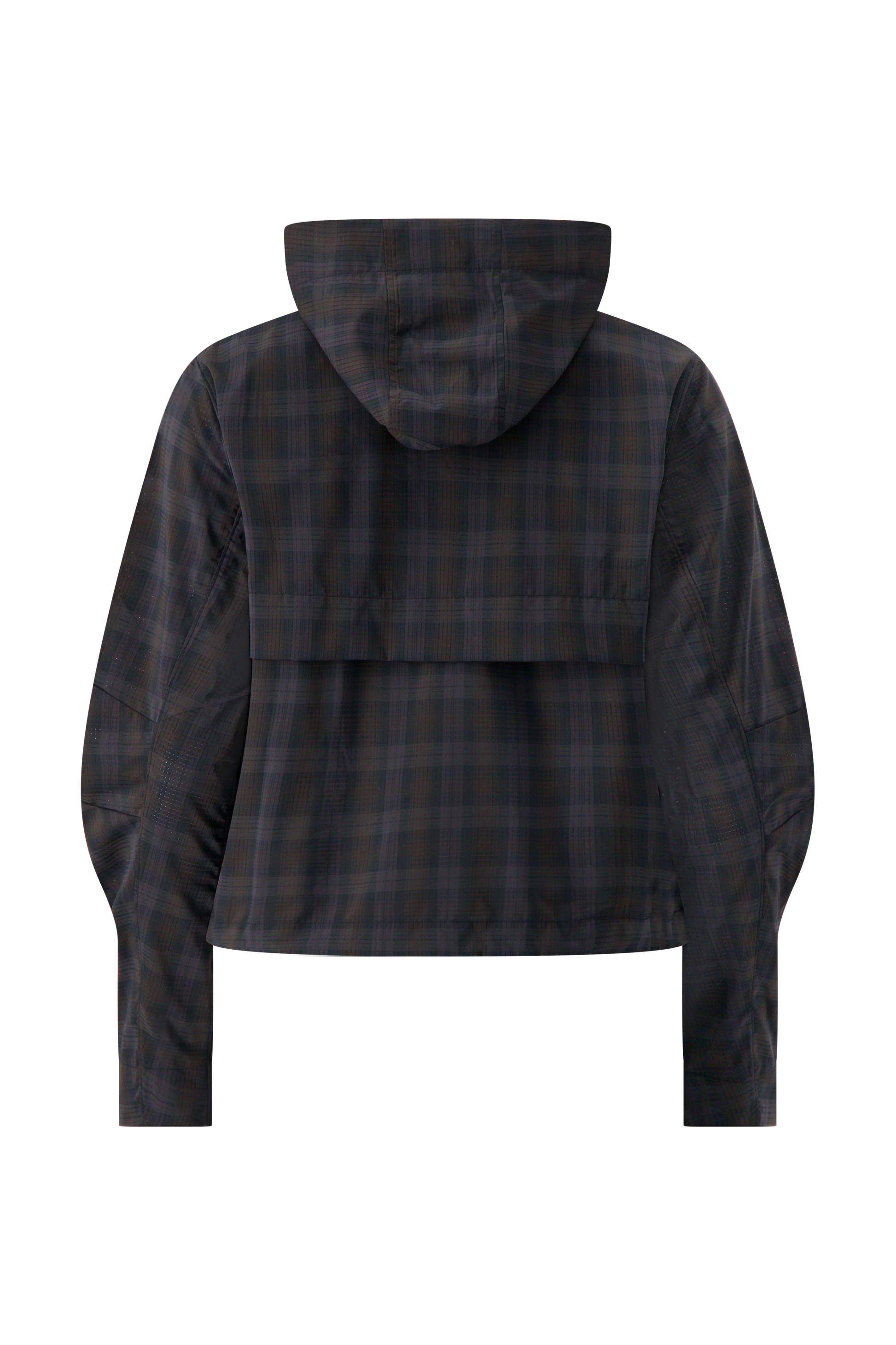 Literary Sport | Women's Running Jacket - Adrienne Jacket in Brown Blackwatch Tartan