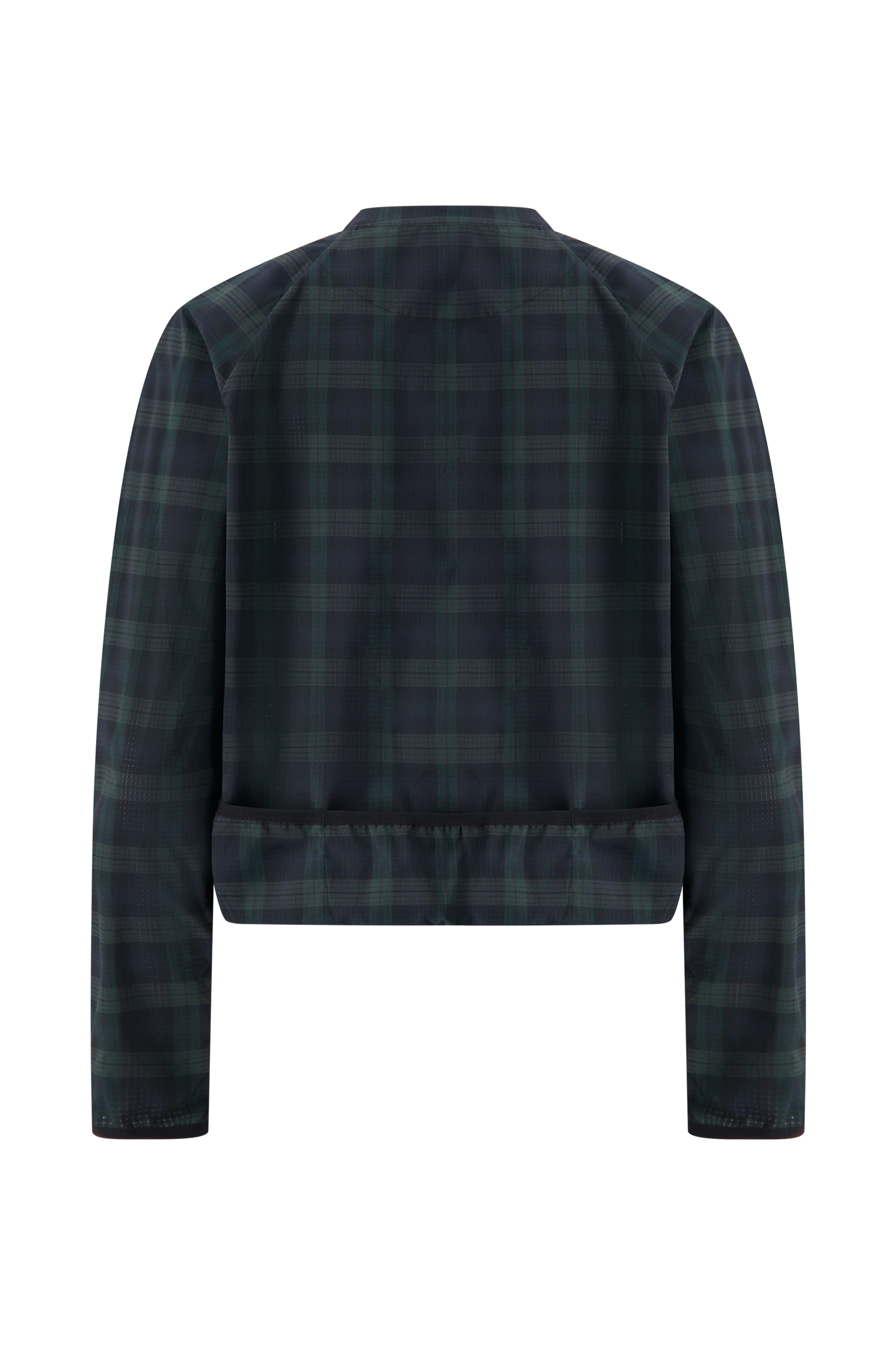 Literary Sport | Womens Lightweight Running Jacket - Tove Jacket in Green Blackwatch Tartan 