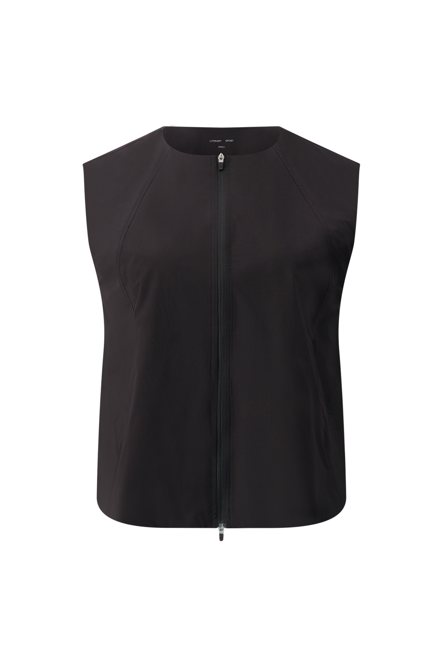 Literary Sport | Women's Packable Insulated Running Vest - Sophie Vest in Black