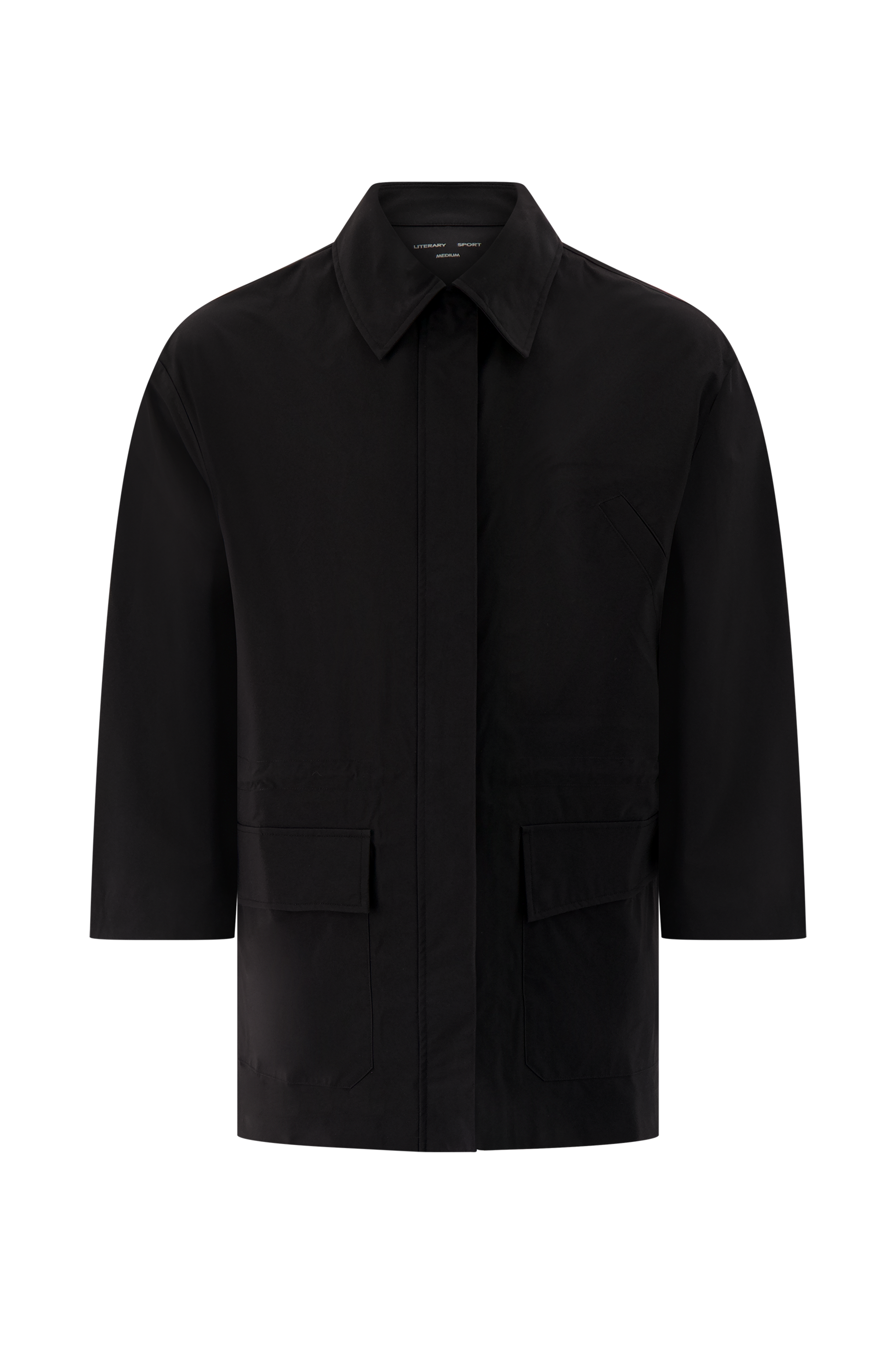 Literary Sport | Women's Black Barn Coat - Eleanor Barn Coat in Pertex