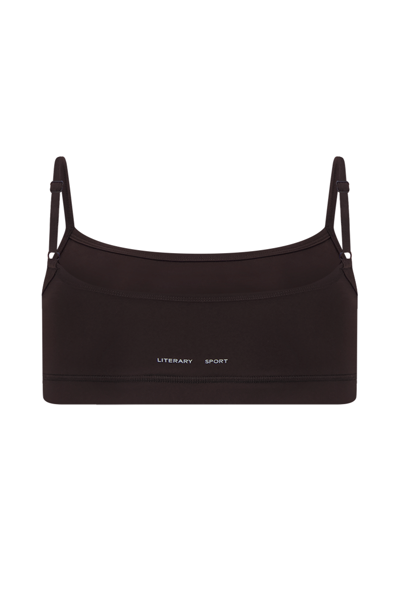 Literary Sport | Nora Womens Low Impact Sports Bra - Ash Dark Brown