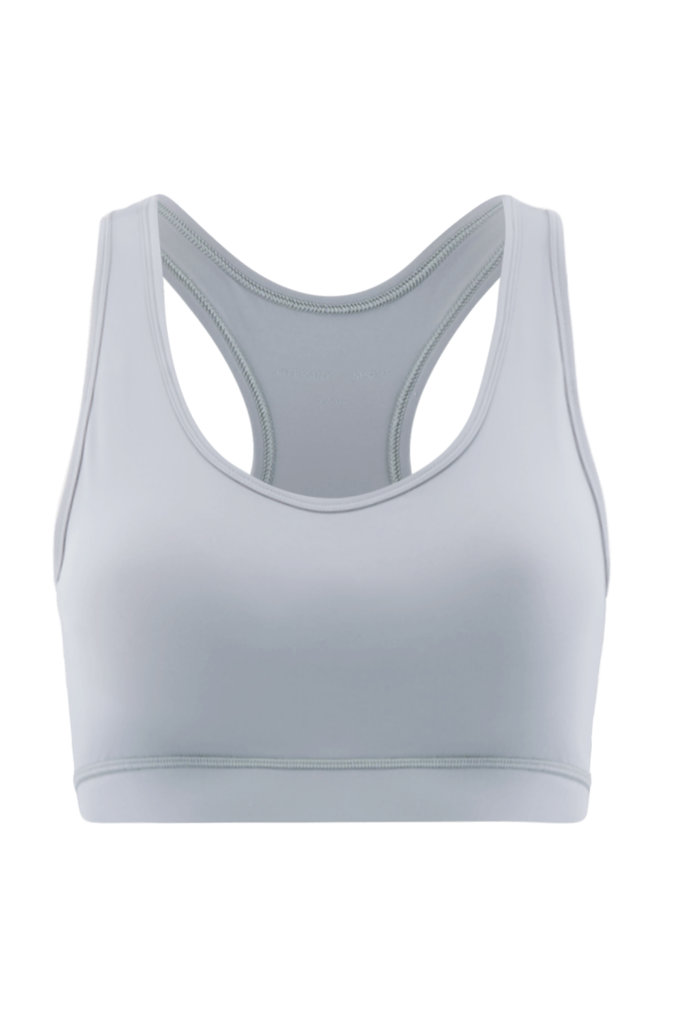 Literary Sport - O'Hara Womens Medium Impact Sports Bra - Steel
